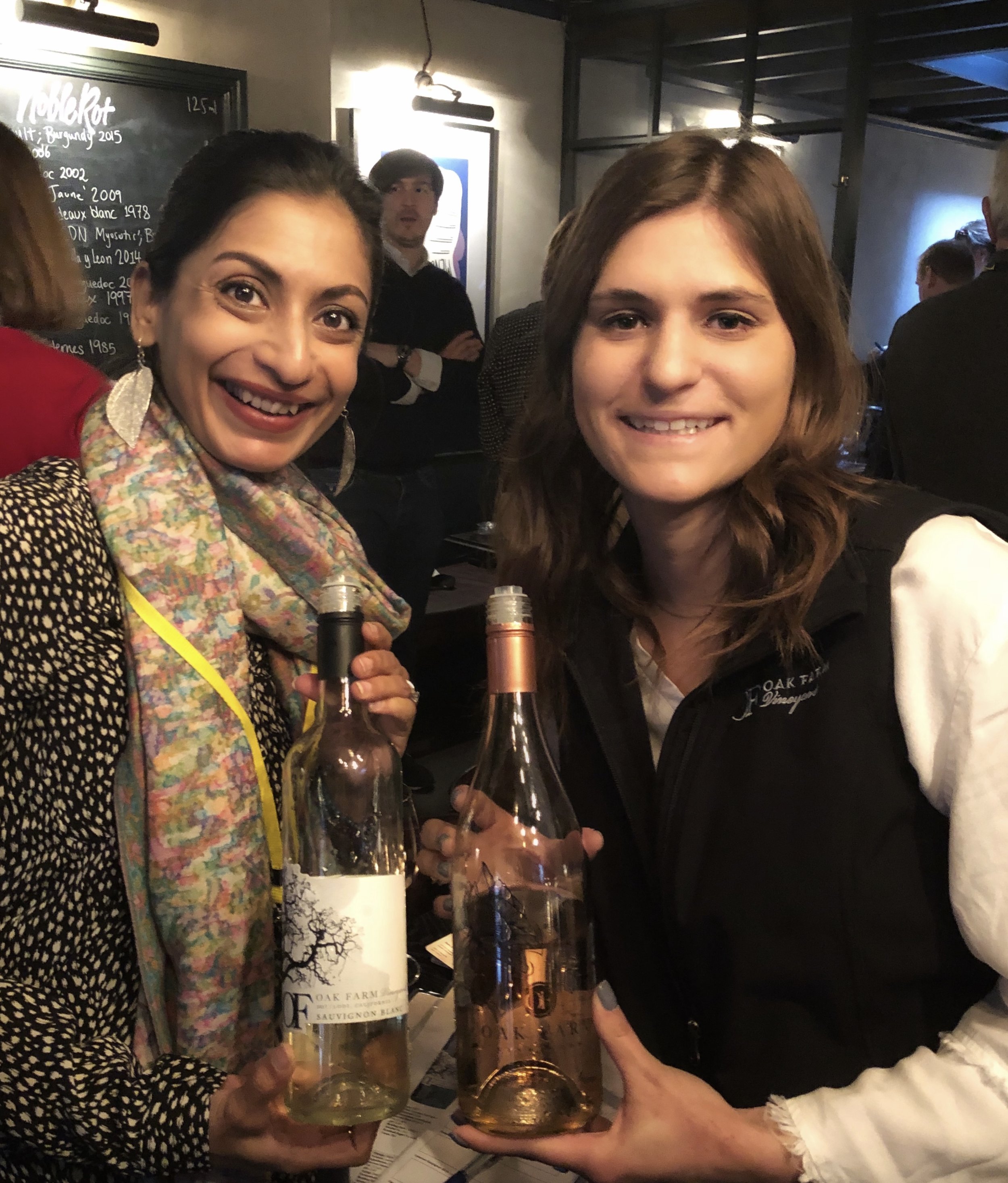 Sumi meeting Sierra in London at Lodi Tasting (Credit: Sumi Sarma)