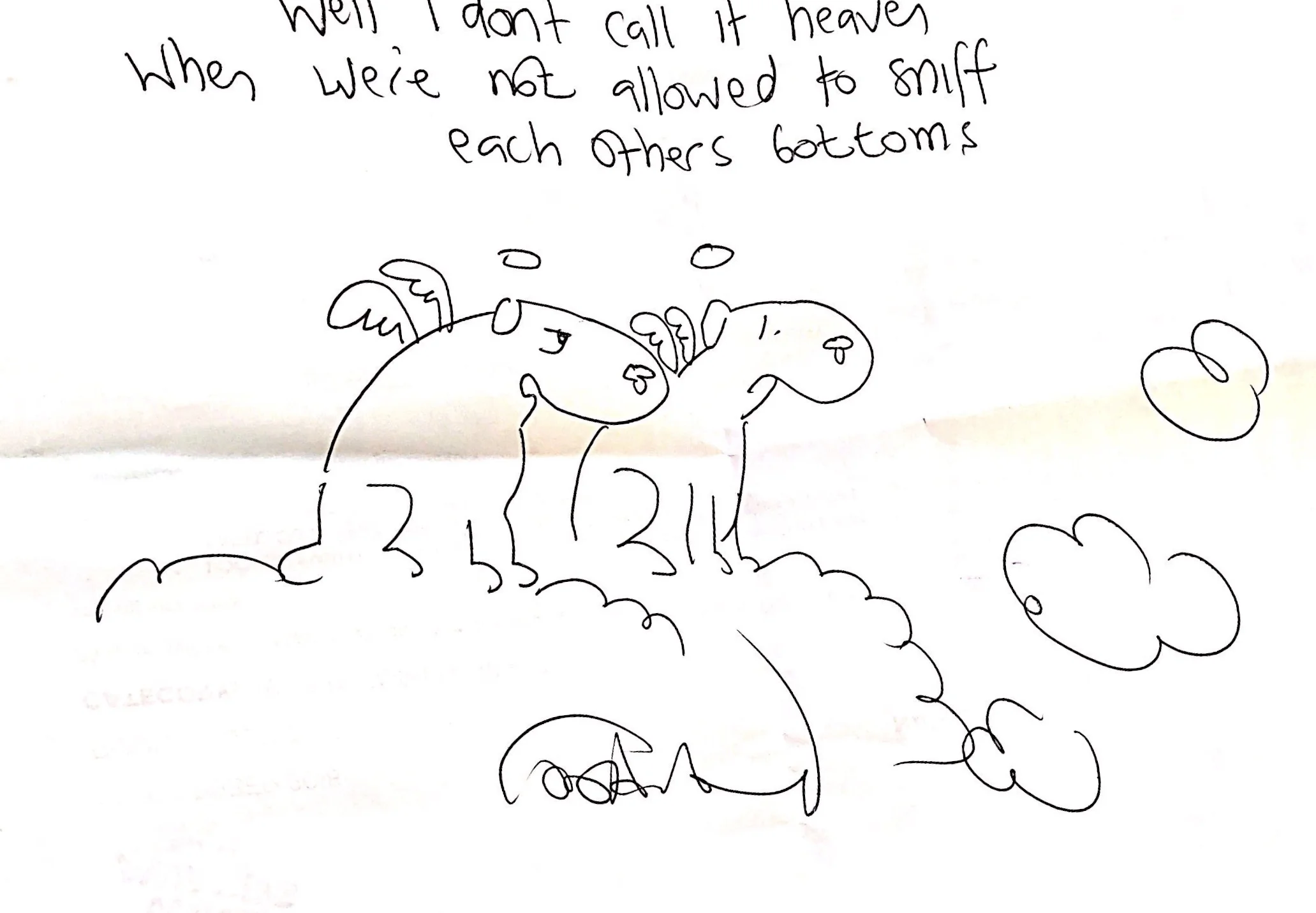 Tony Husband’s impression of the day, speaks a lot! (Image: Sumi Sarma)