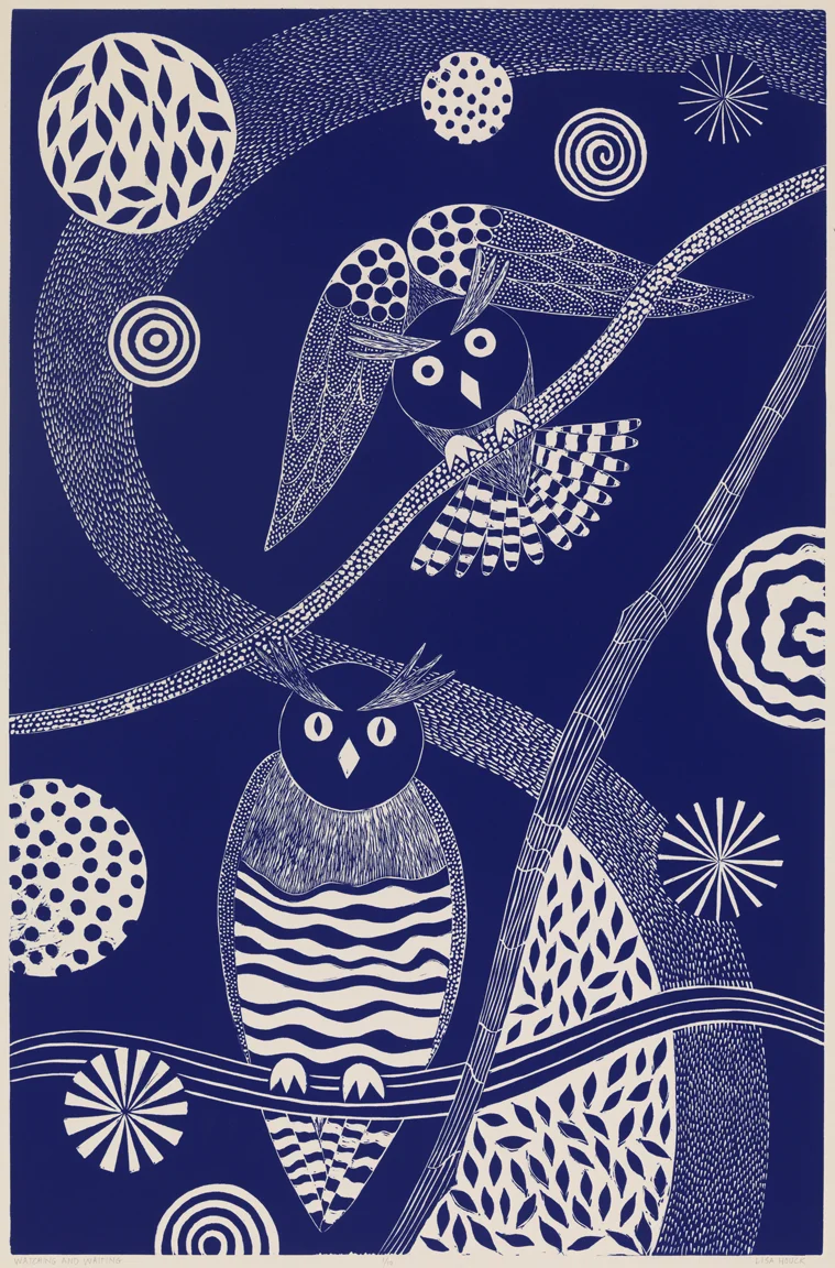 Linoleum Block Printing at Snow Farm