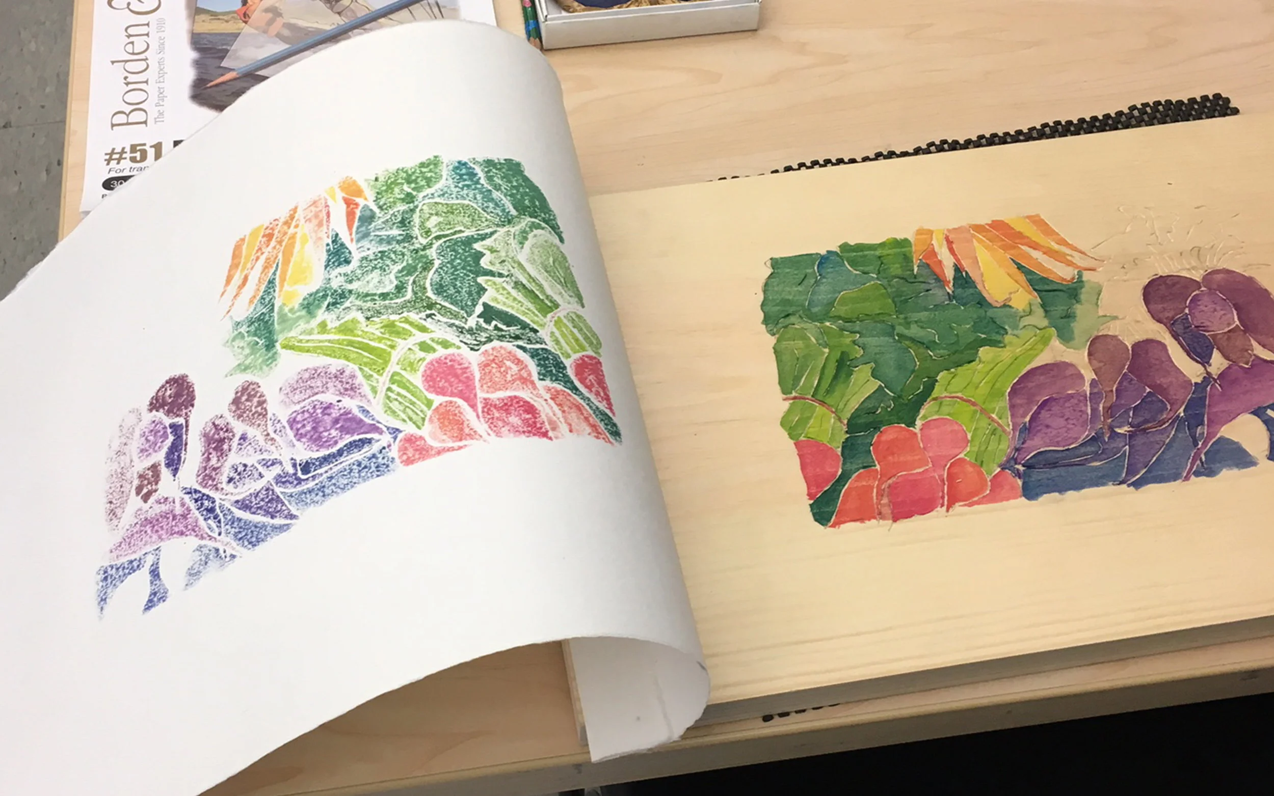 Japanese Woodblock Printing at MassArt