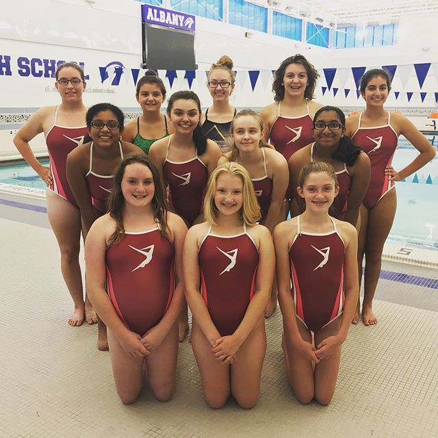 2017-2018 Sculpins Synchro at the first practice of the season! Let&rsquo;s Go Sculpins! #synchronizedswimming
