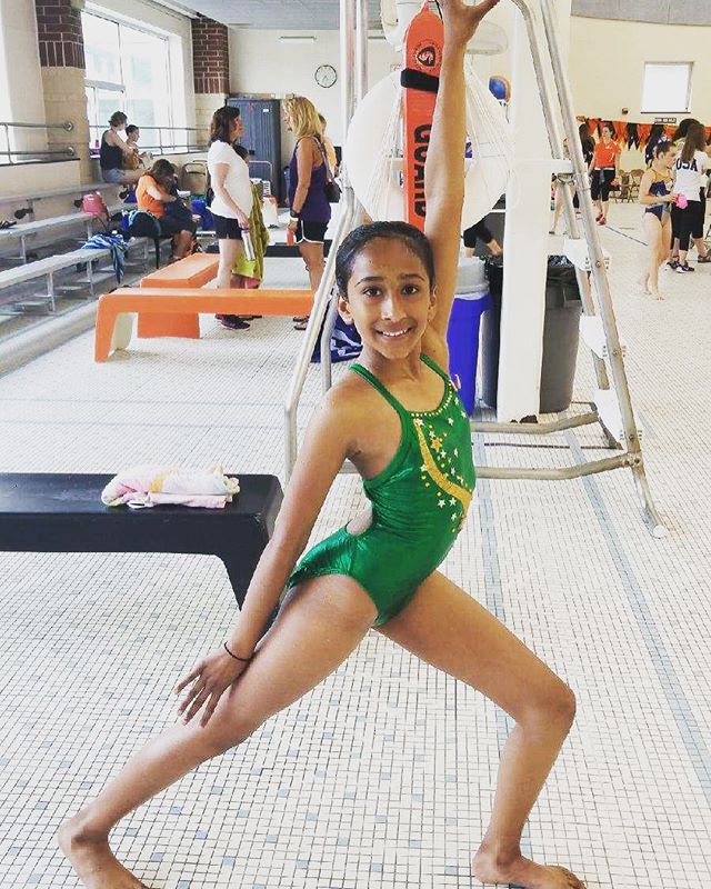 Good luck to our 11-12 intermediate soloist Threya as she competes this weekend at Zones!! #eastzonesynchro #sculpinssynchro #synchronizedswimming
