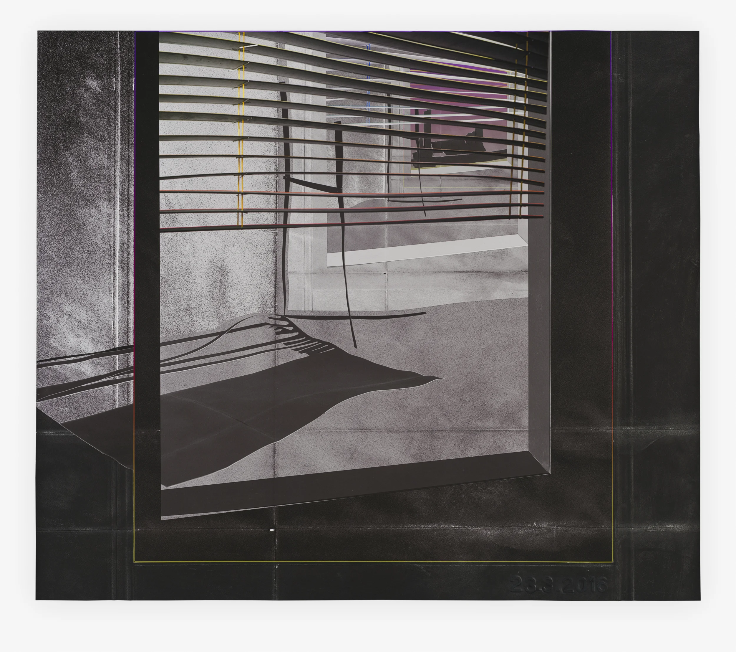 23.3.2016 , 2016 Paper, black carbon, giclé e print 118 x 95 cm