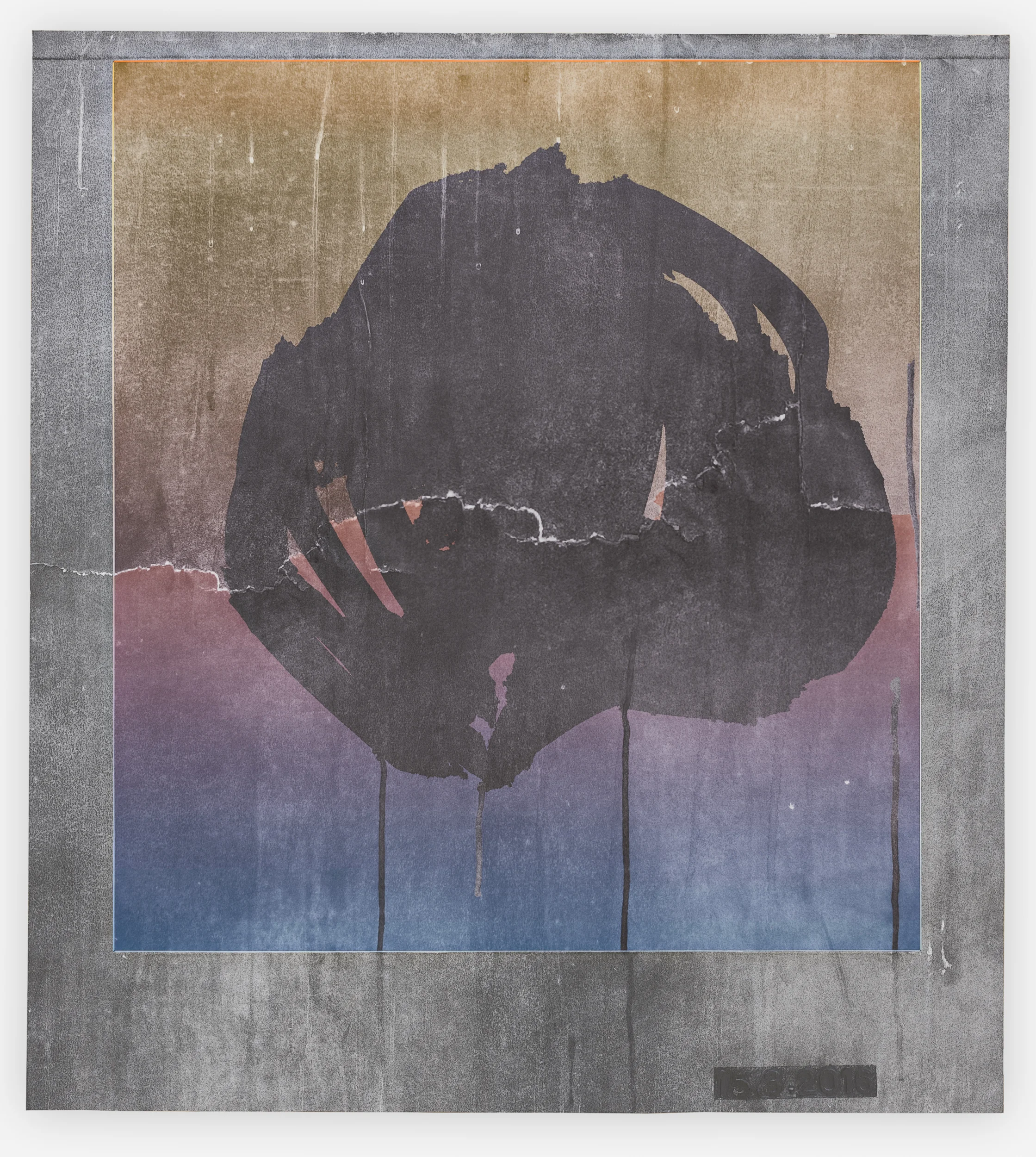 15.3.2016 , 2016 Paper, graphite, giclée print 100 x 89.5 cm