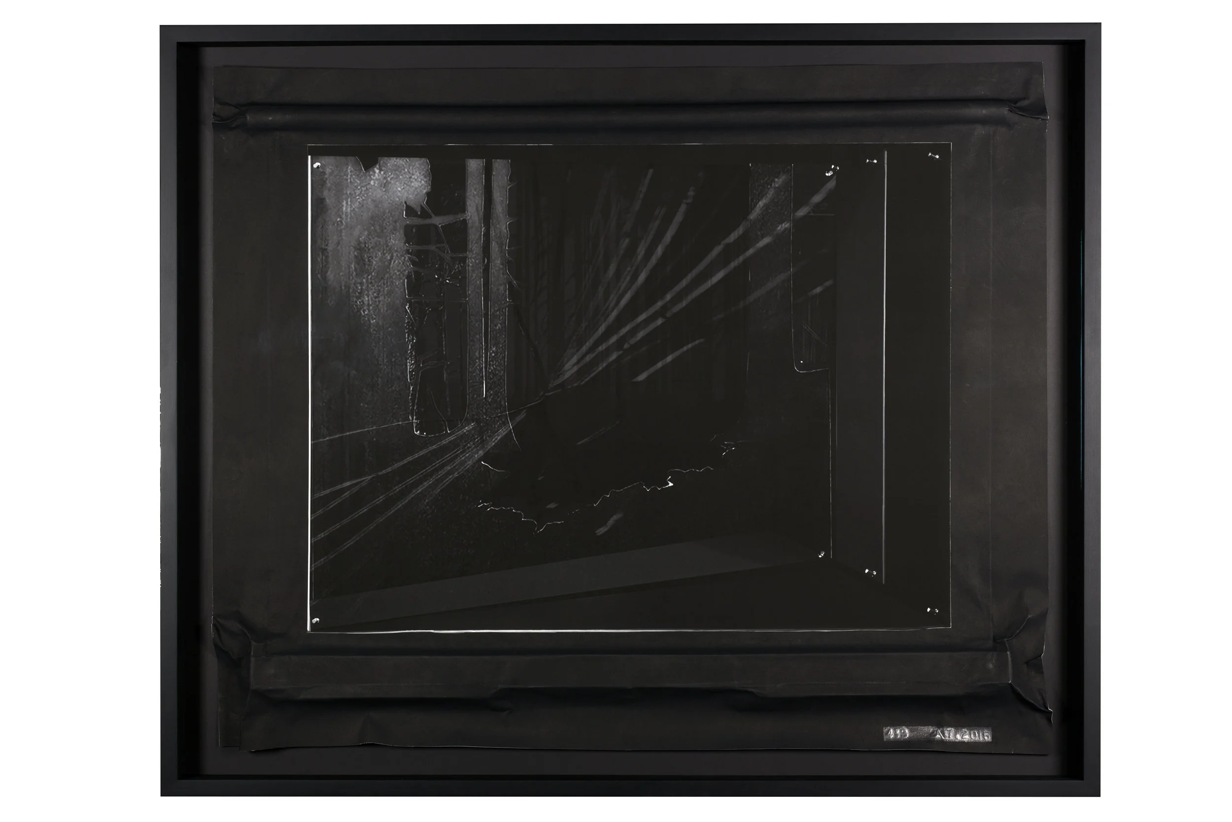 October . 24.7.2015 Paper, black carbon, giclée print