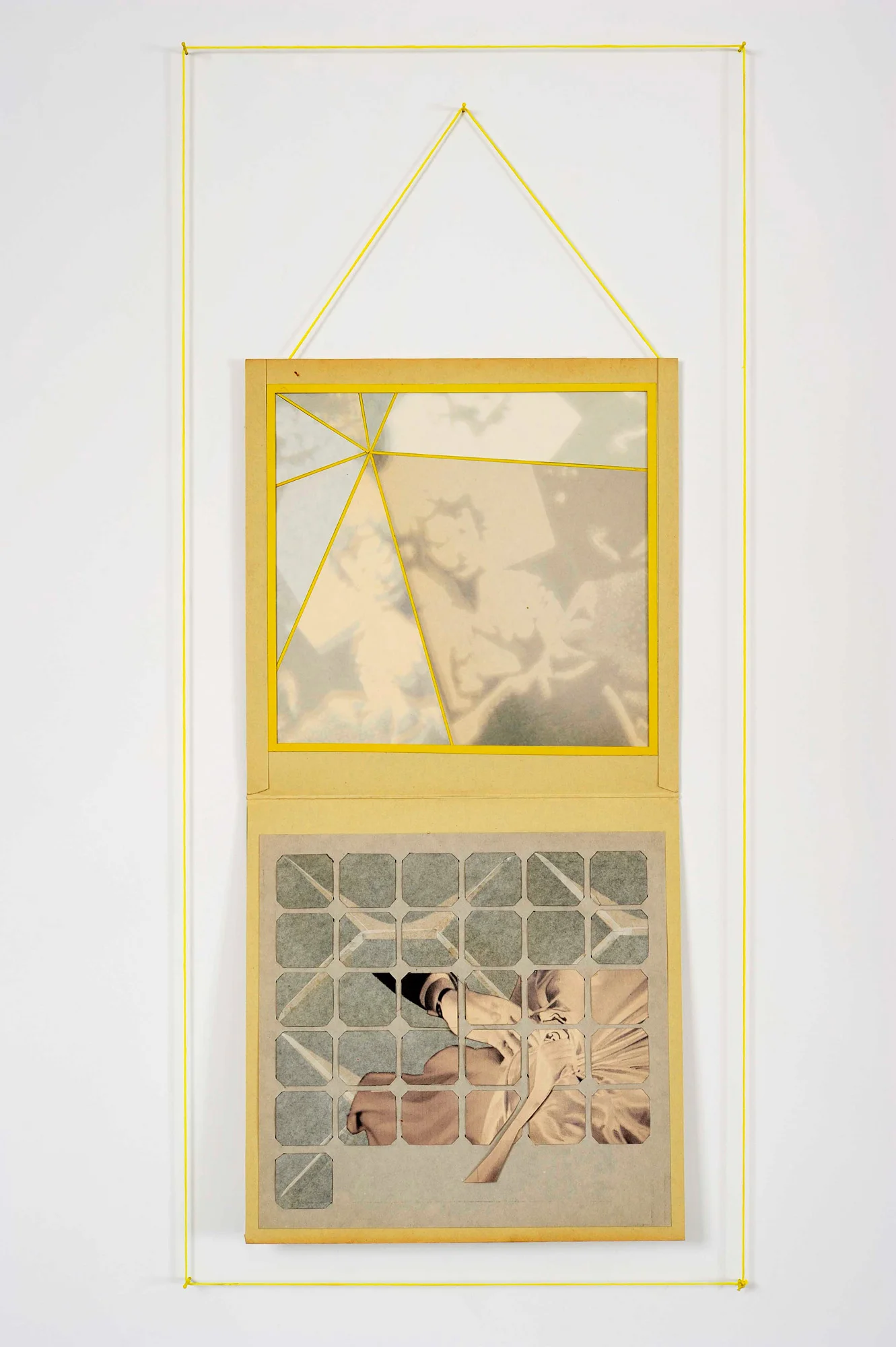 April (Calendar Collage) , 2012 Mixed media 85 x 39 x 2 cm