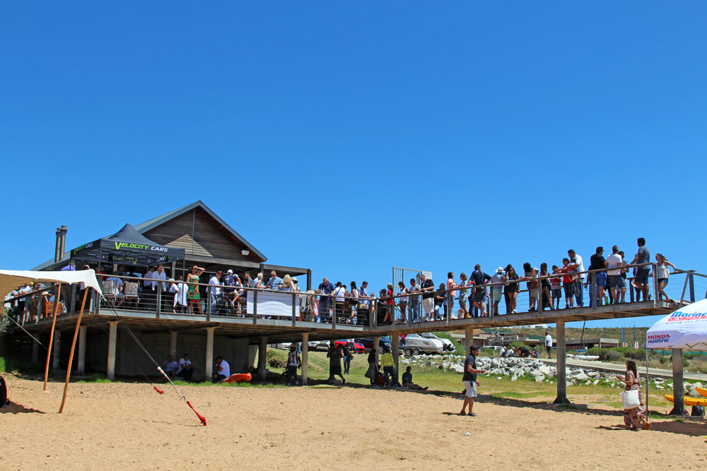 View of Clubhouse from the beach.
