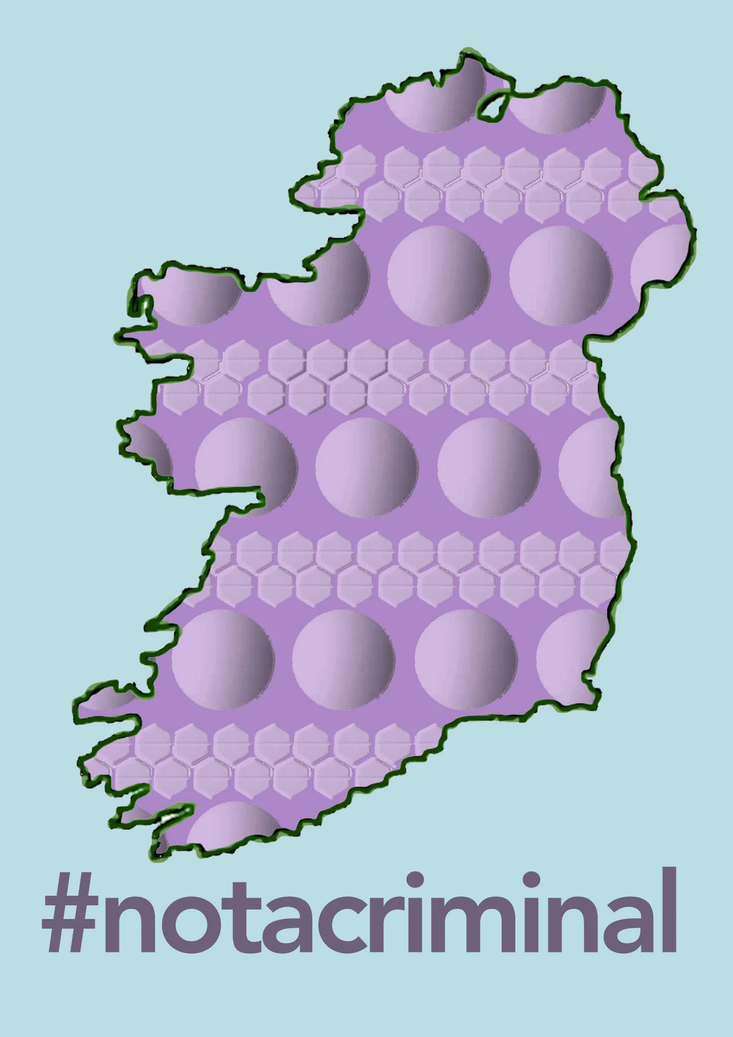 #notacriminal solidarity protest