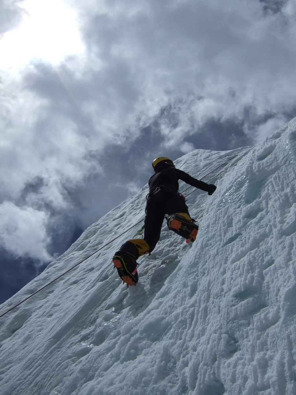 Ice climbing at Basecamp