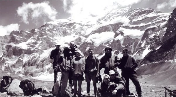 The south face of Aconcagua