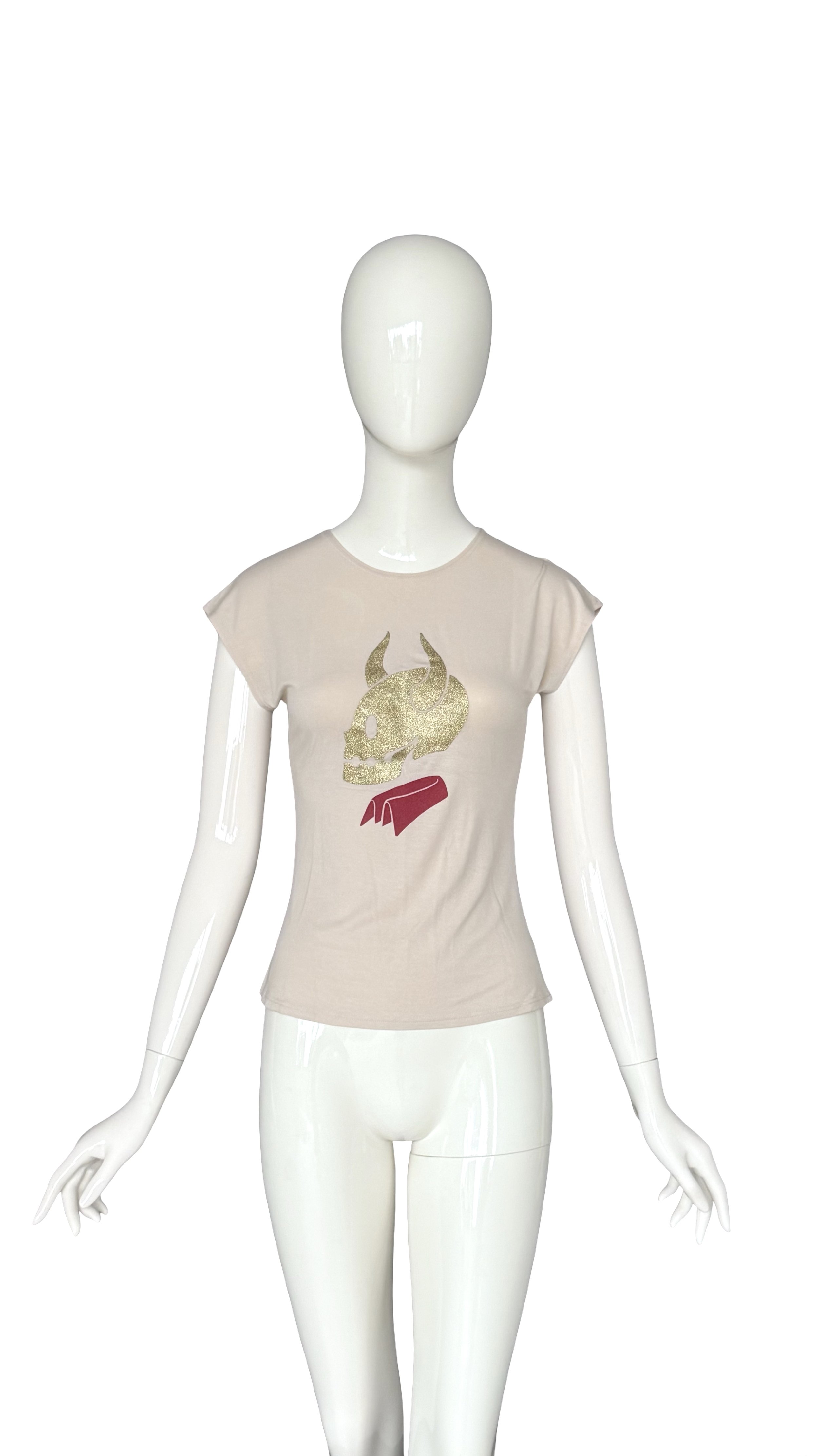 Chloé by Stella McCartney Spring Summer 2000 Skull Print Top.jpg