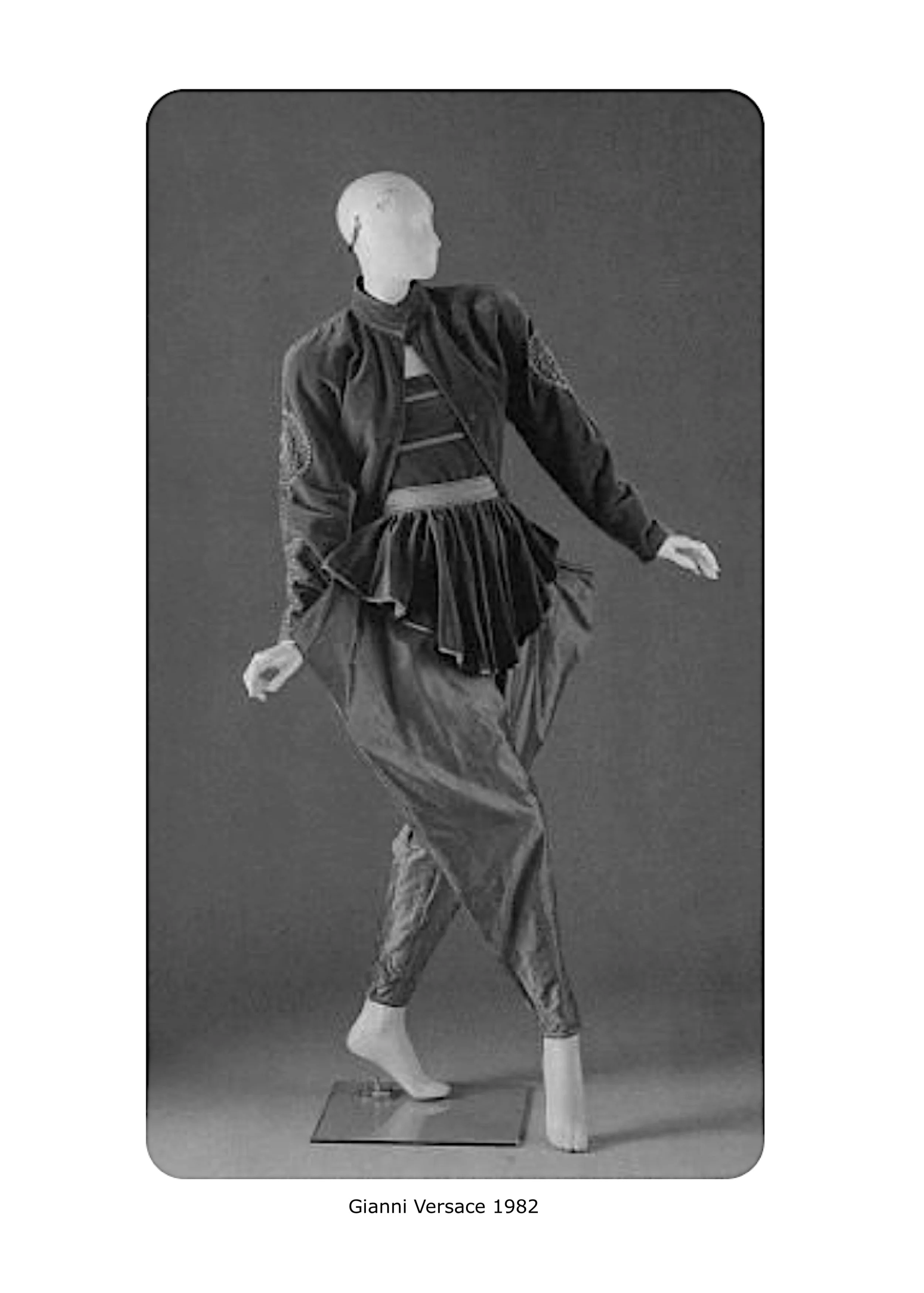 Gianni Versace Vintage 80s Bustier Top &amp; Balloon Trousers Black Silk Se