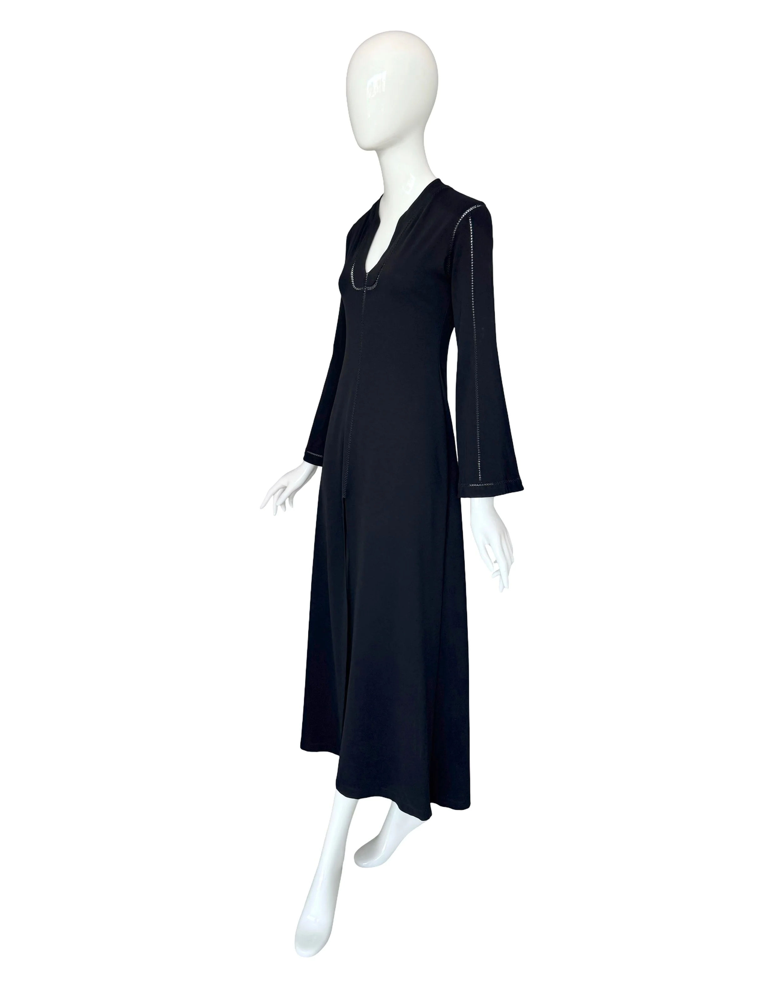 Plein Sud by Faycal Amor Fall-Winter 1993 “The Bohemians” Black Dress