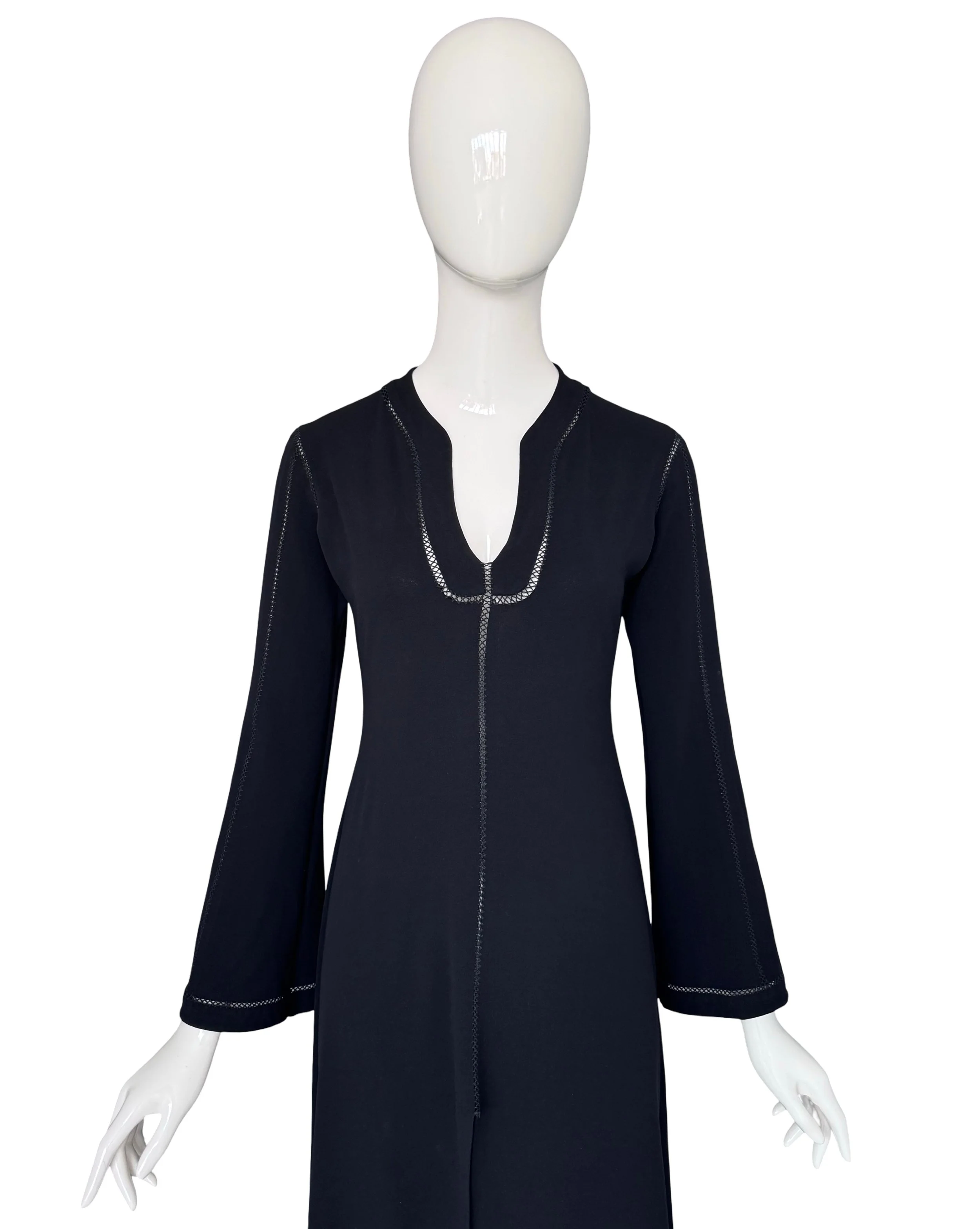 Plein Sud by Faycal Amor Fall-Winter 1993 “The Bohemians” Black Dress