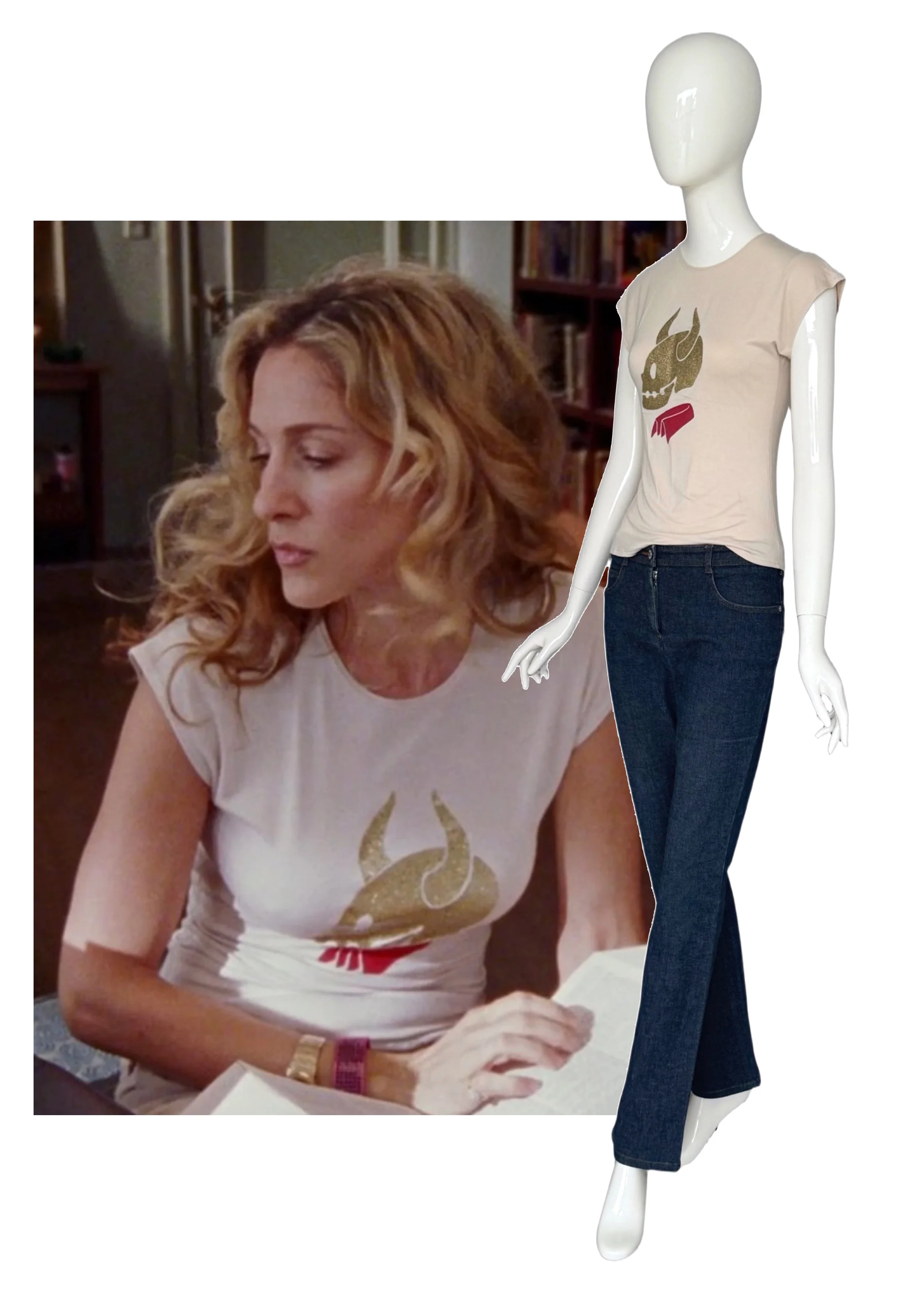 Chloé by Stella McCartney ss 2000 Skull Top