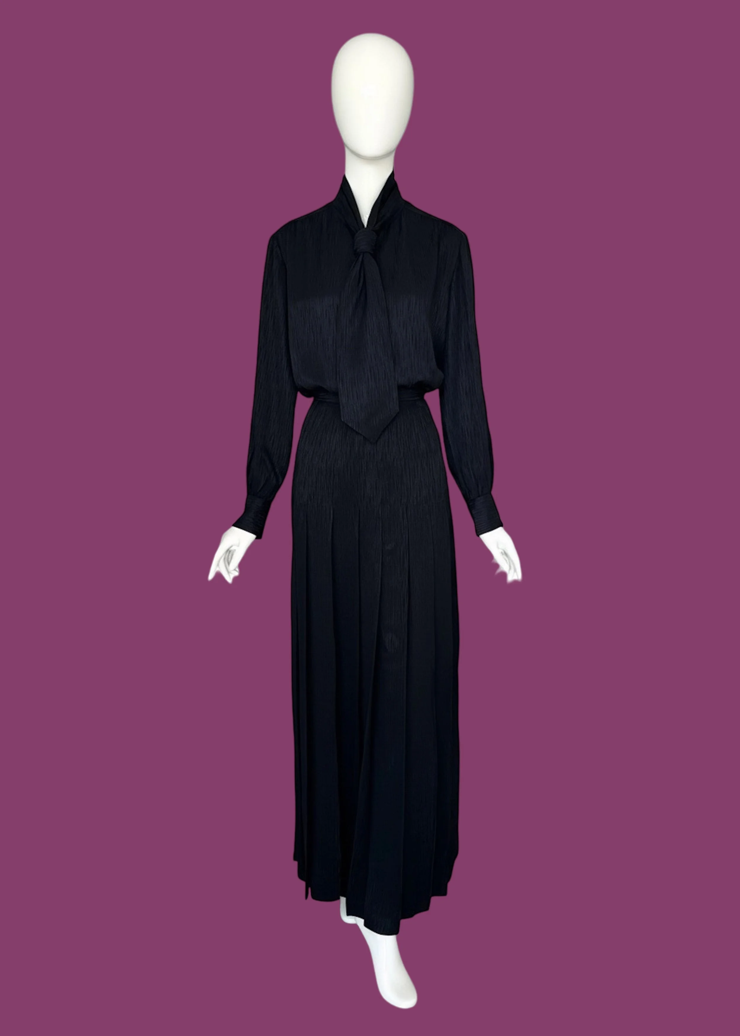 Yves Saint Laurent 70s Black Set