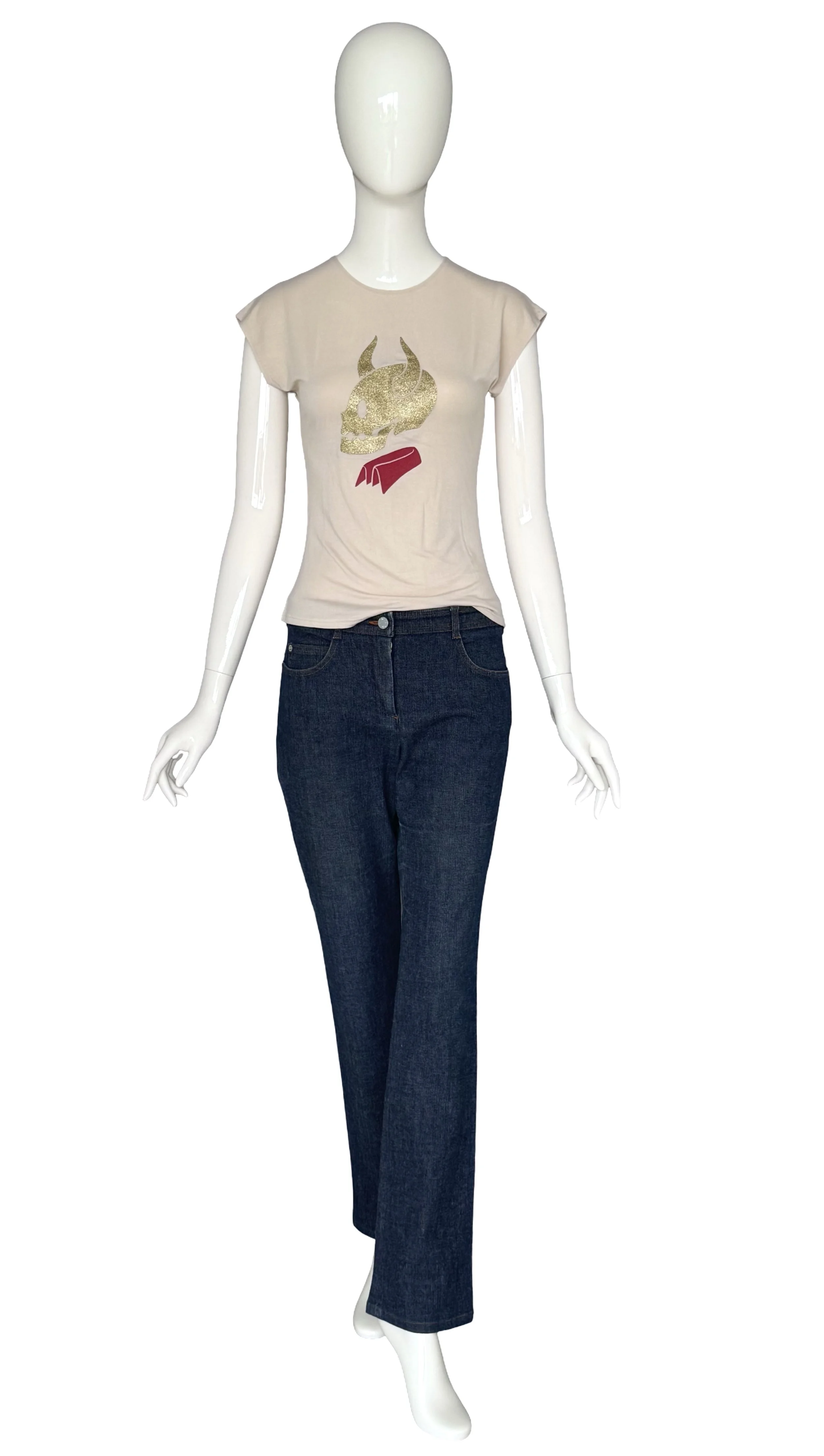 Chloe by Stella McCartney Fall Winter 2001 runway denim pants.jpeg
