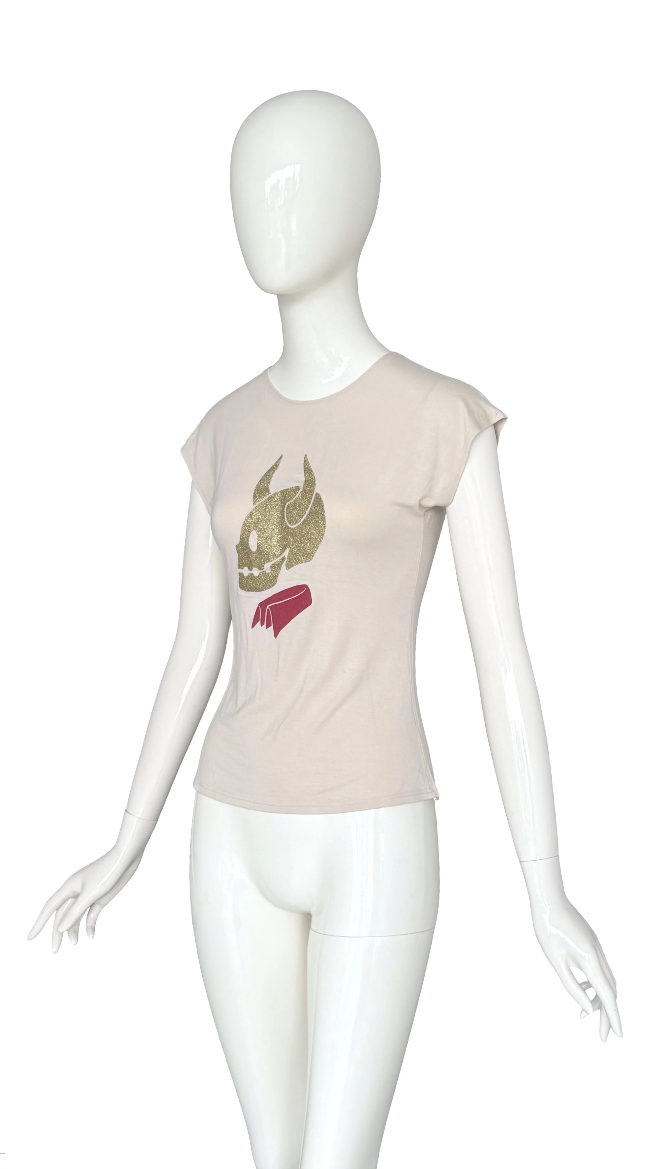 Chloé by Stella McCartney Spring Summer 2000 Skull Print Top.jpg
