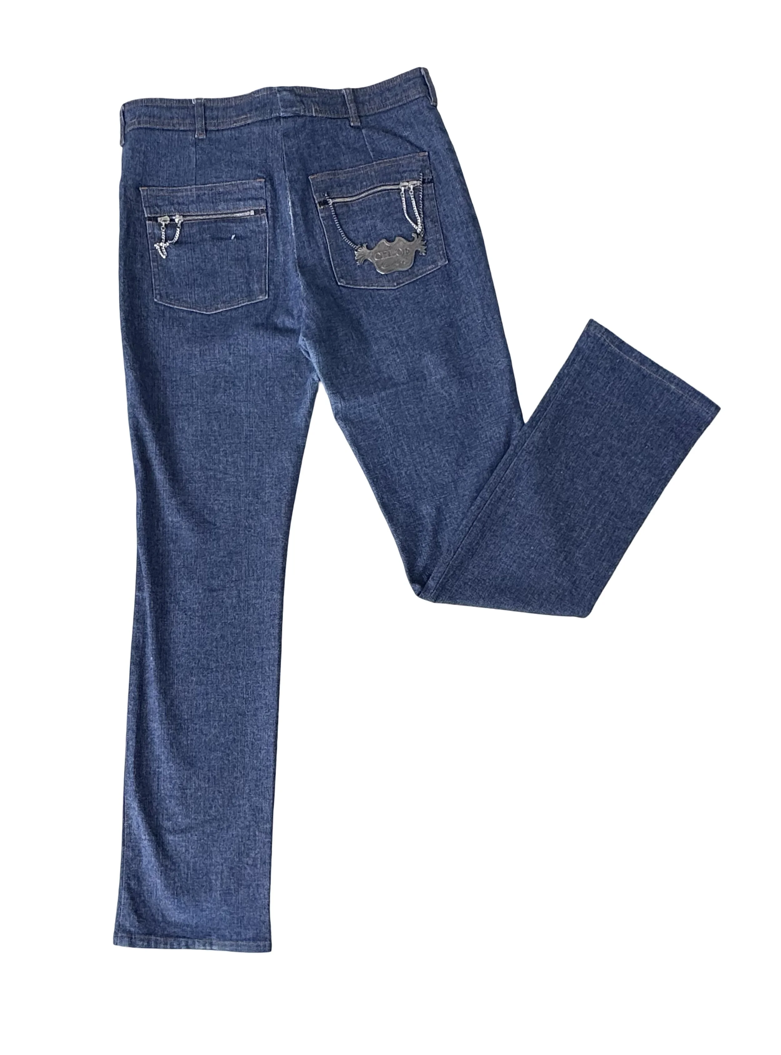 Chloe by Stella McCartney Fall Winter 2001 runway denim pants.jpeg