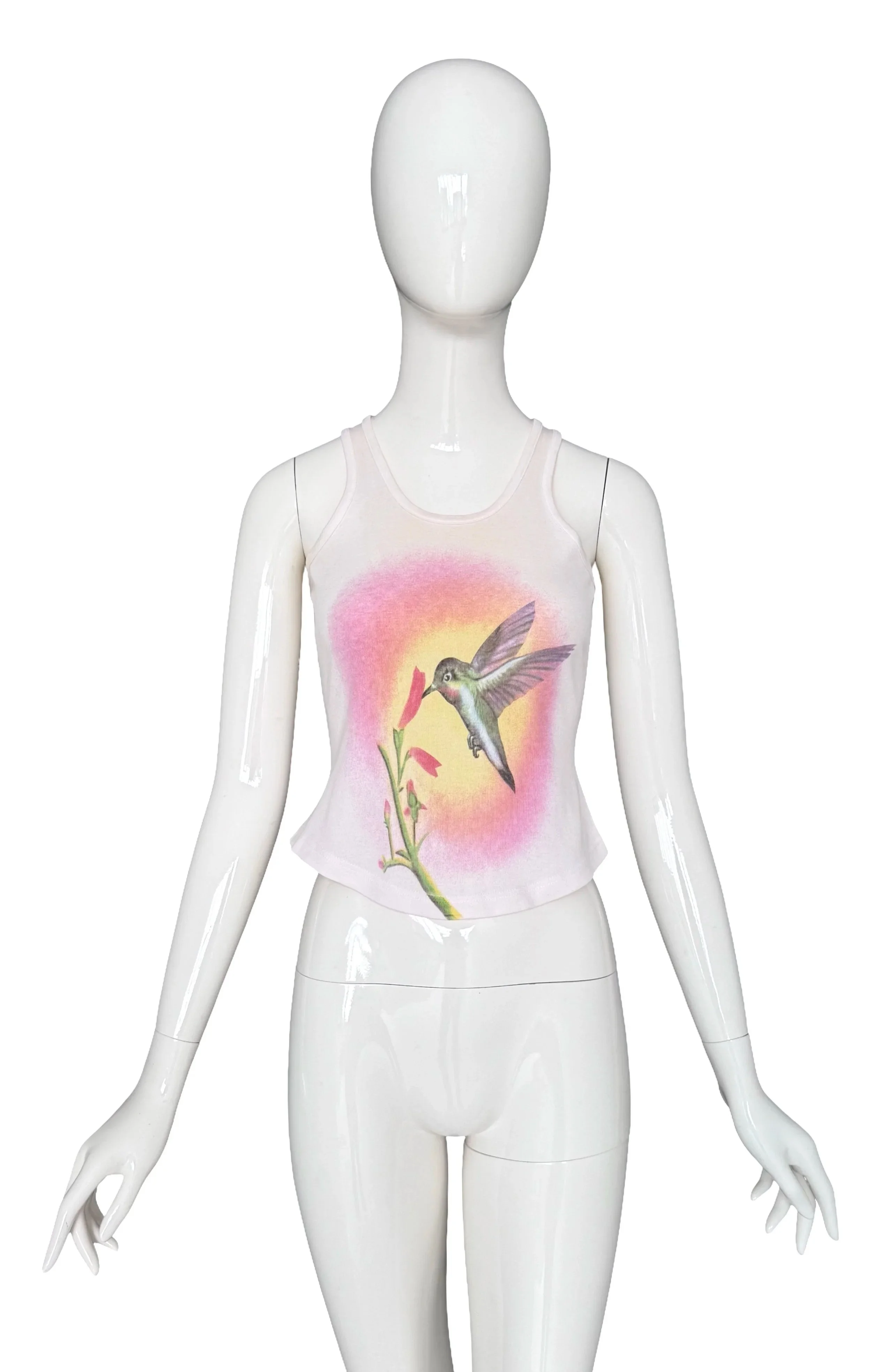Chloé by Stella McCartney Spring Summer 1999 Runway Hummingbird Print Tank Top.jpg