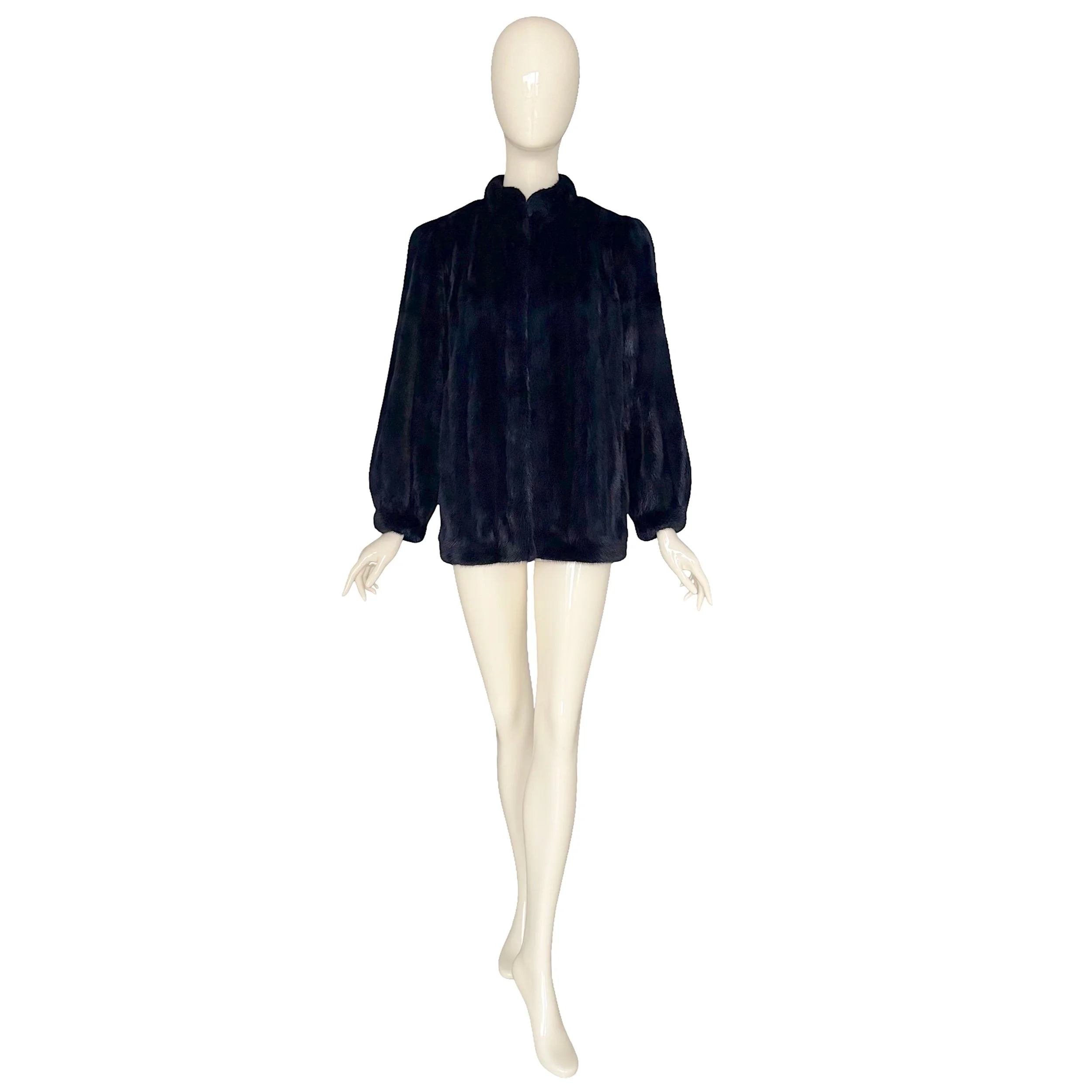 Vintage 1970s Midnight Dark Blue Majestic Canadian Mink Fur Jacket.jpg