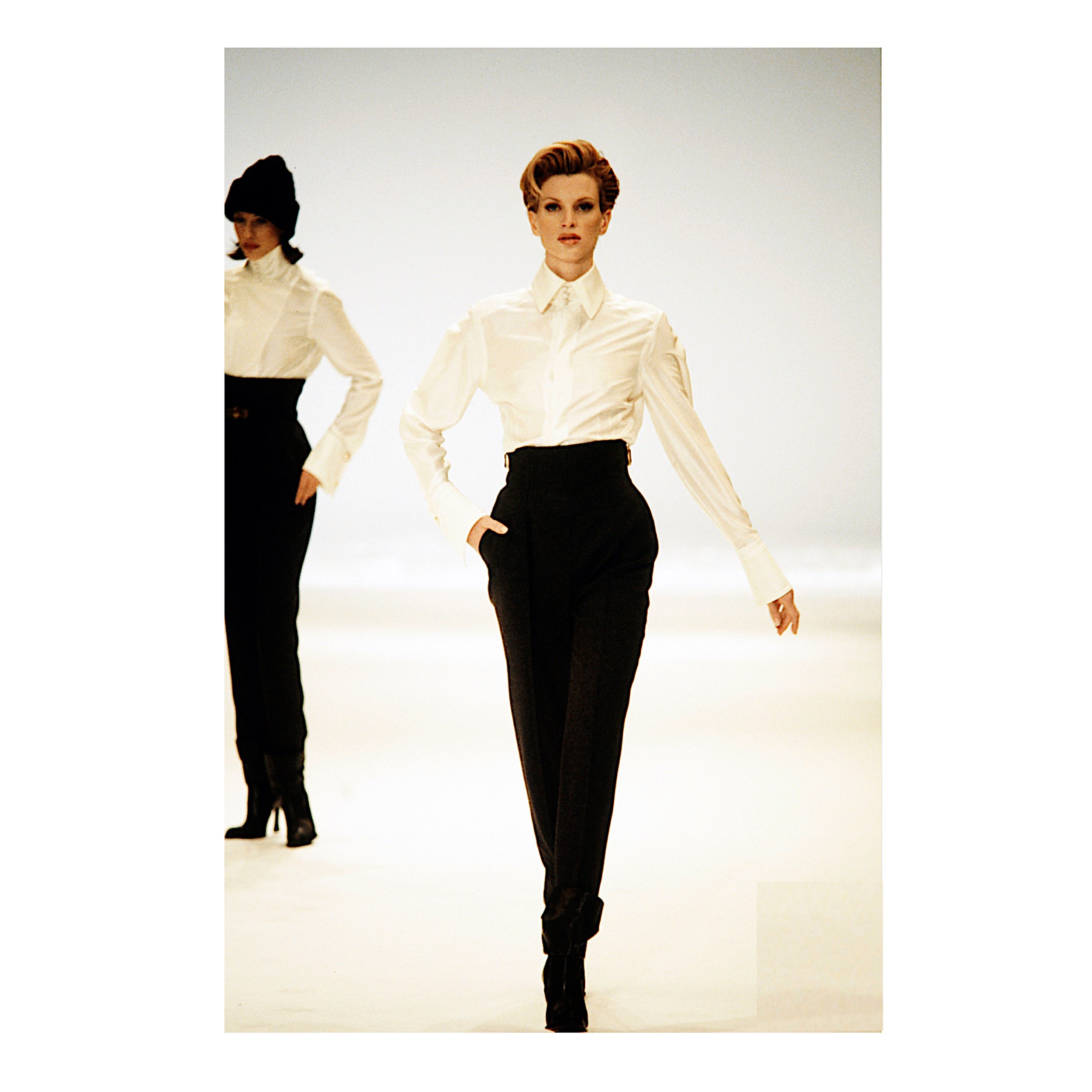 Gianfranco Ferré Vintage Fall Winter 1995 Runway Three-Piece Tuxedo-Inspired Set.jpg