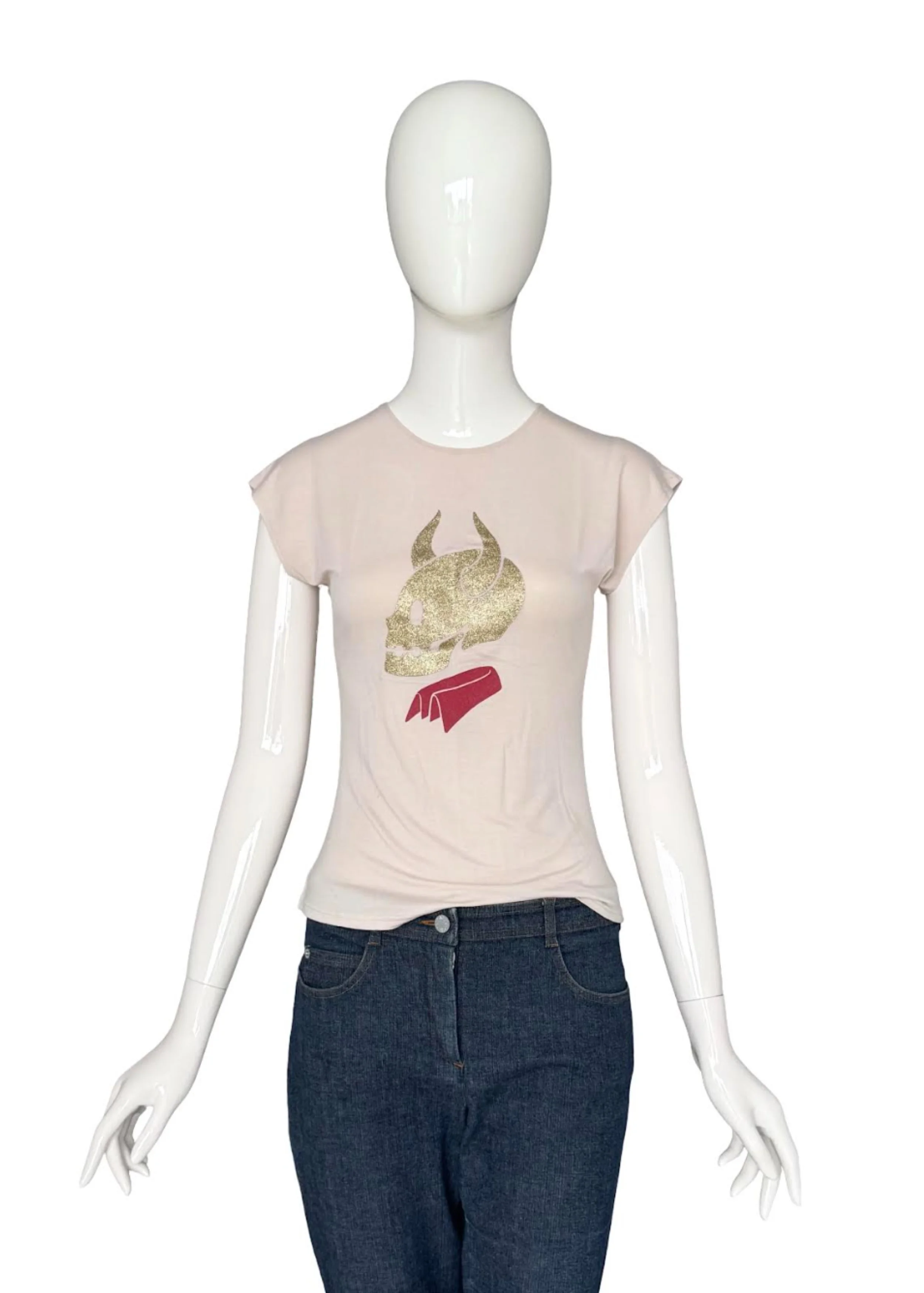 Chloé by Stella McCartney Spring Summer 2000 Skull Print Top.jpg