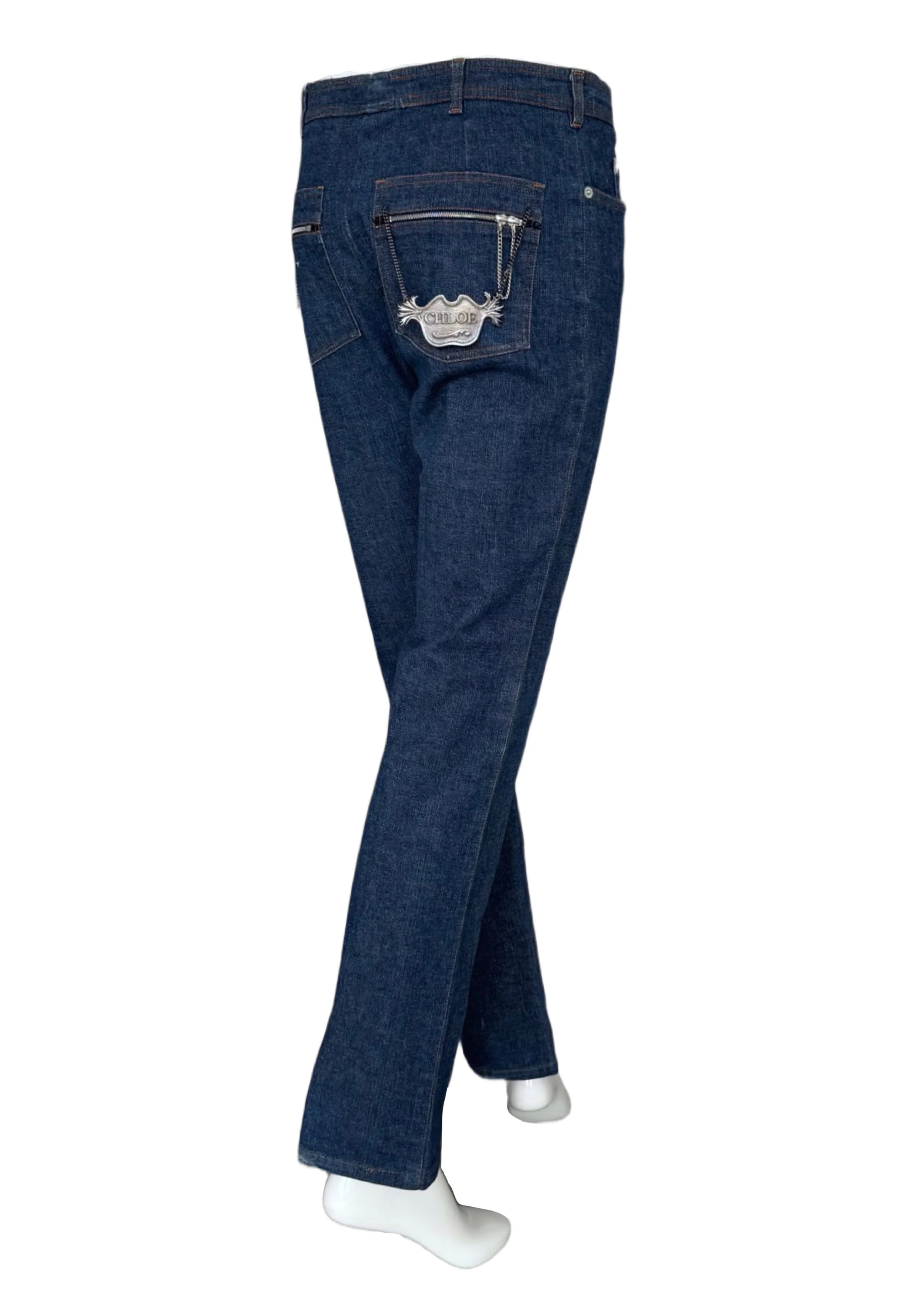 Chloe by Stella McCartney Fall Winter 2001 runway denim pants.jpg