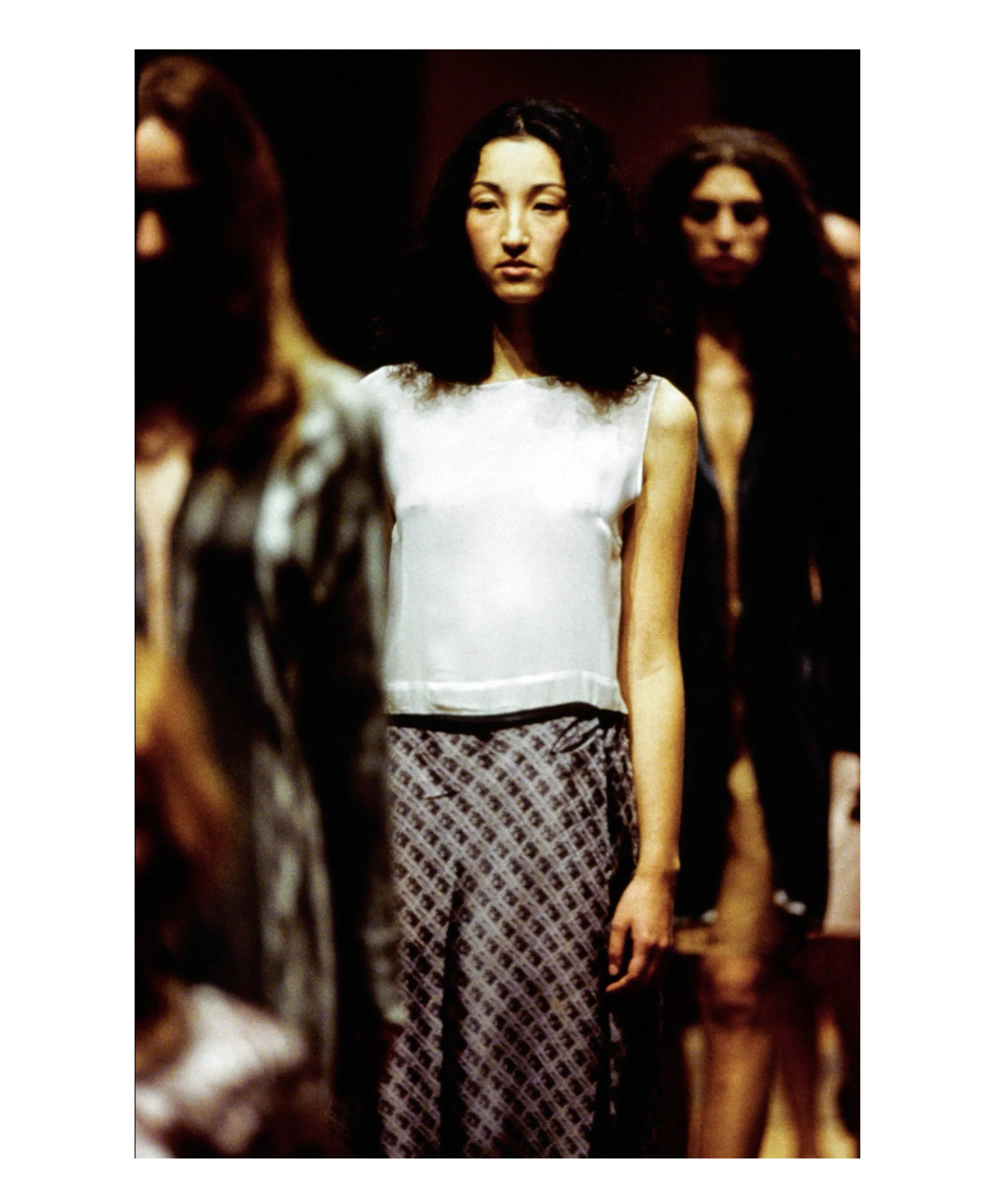 Martin Margiela Spring Summer 1996 Trompe L'oeil Silk Dress
