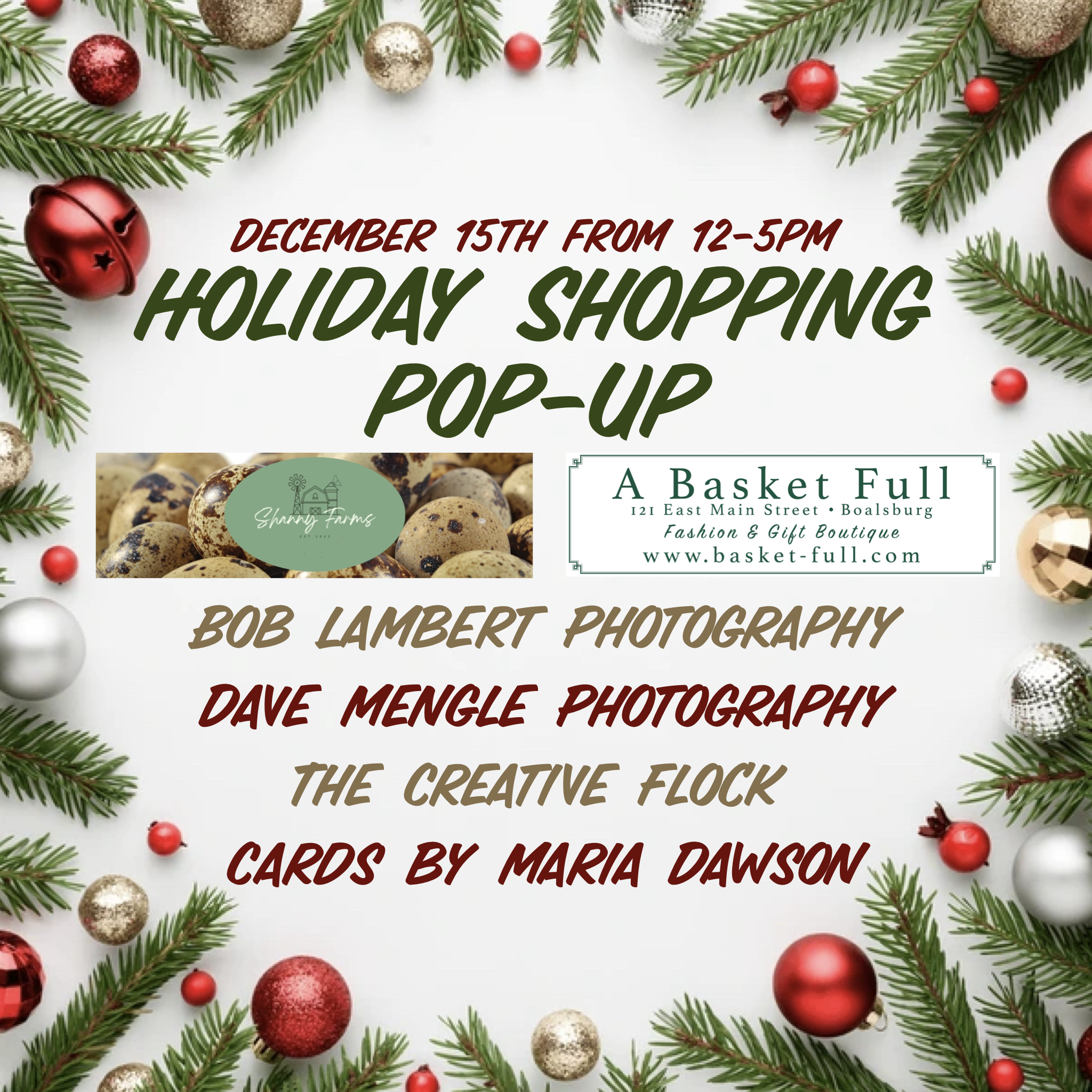 Holiday Shopping Pop-up