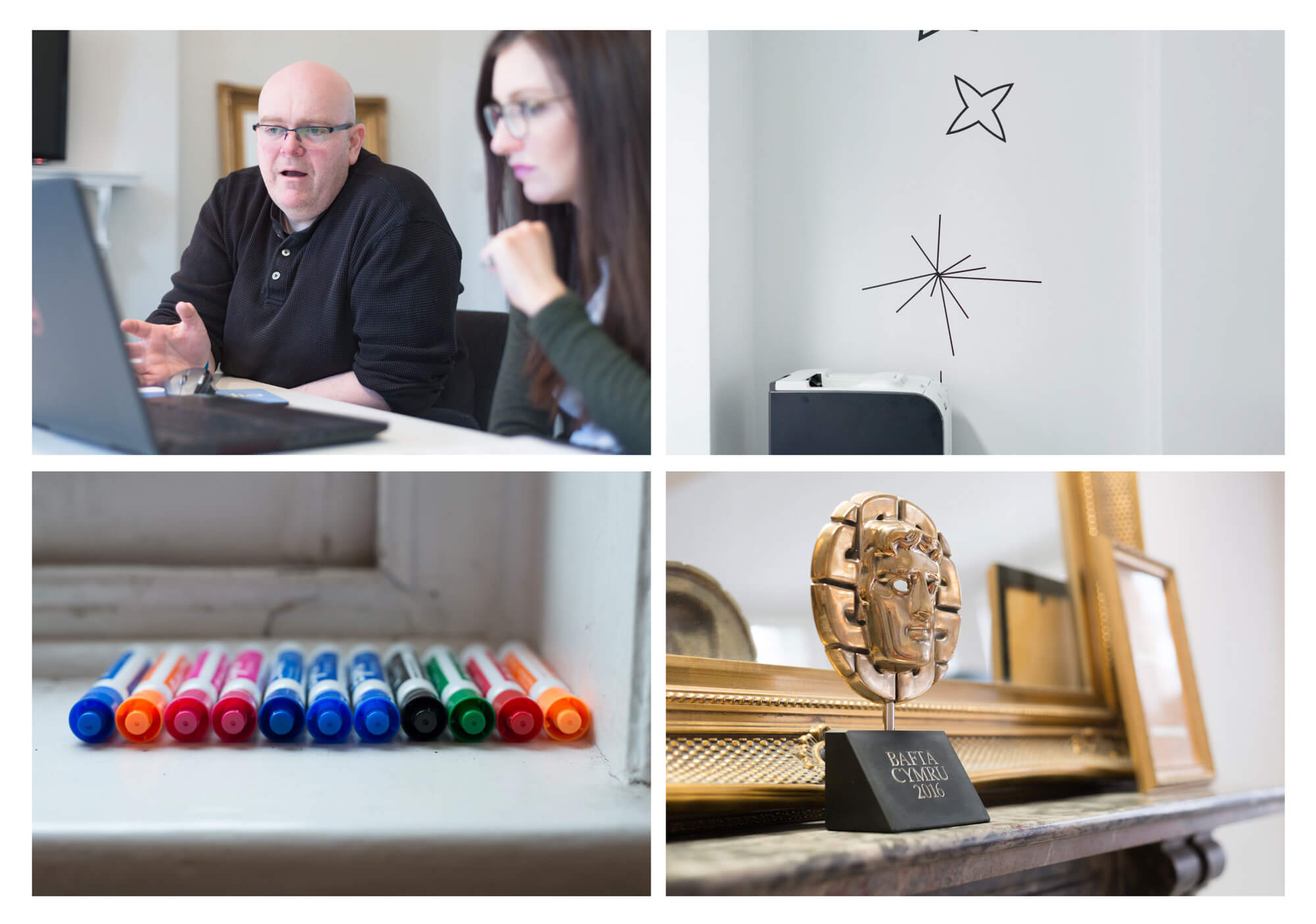 Lifestyle and candid shots also help to ‘storify’ your company.