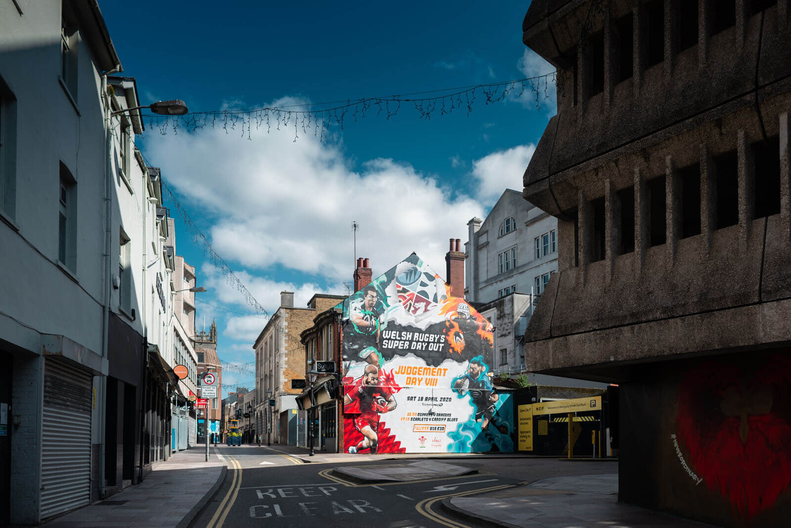 Cardiff in lockdown photo series - Sunday 29 March 2020