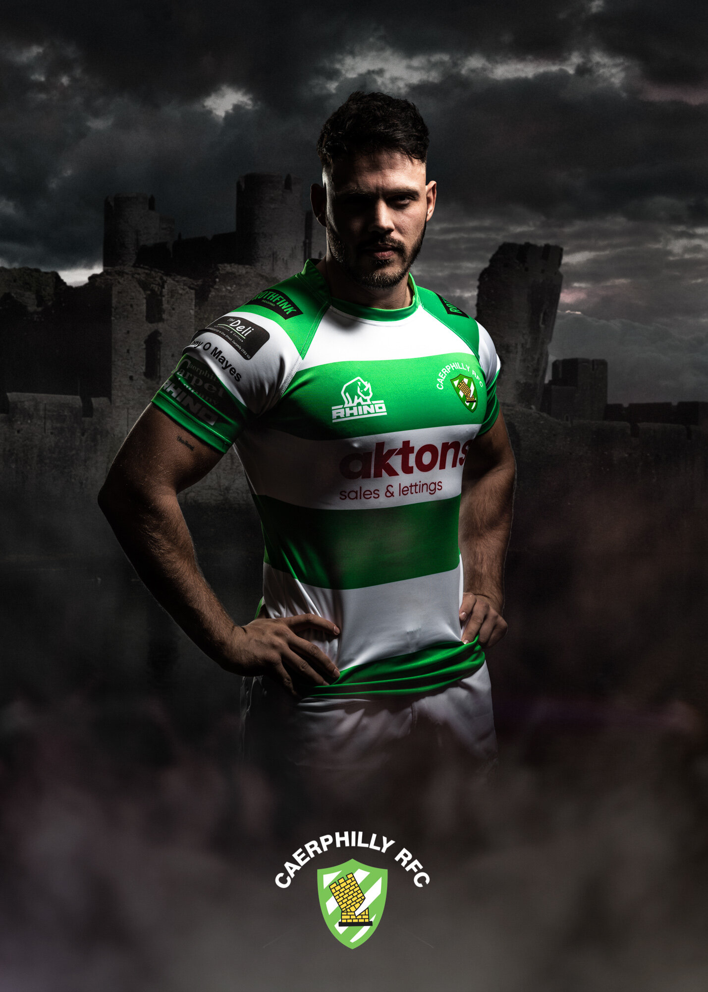 Sports photography for Caerphilly Rugby Club