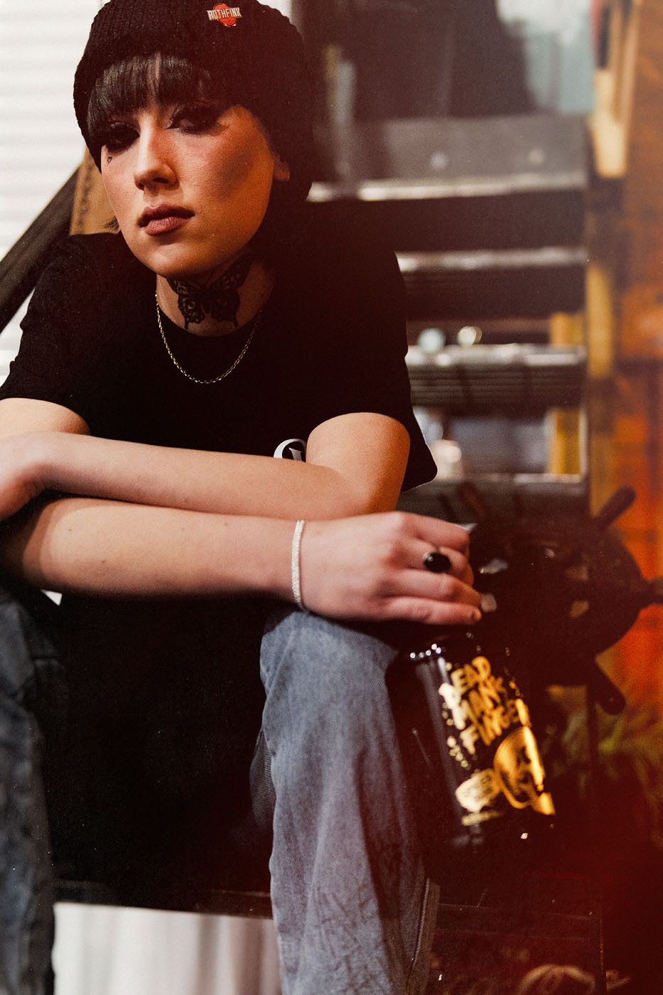 Lifestyle fashion and apparel shoot on location at the Rothfink Lockup, South Wales
