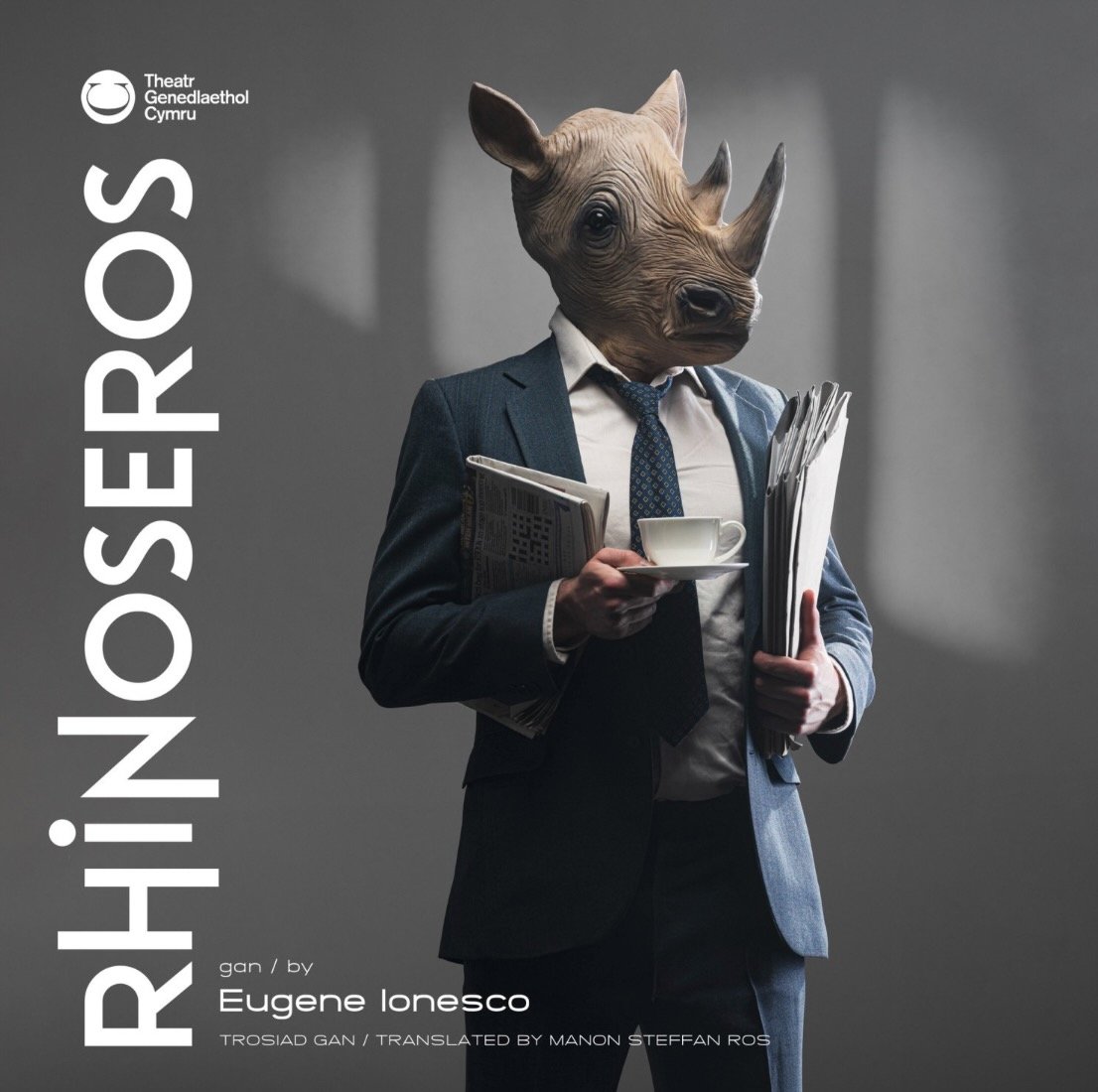 Rhinoseros - show imagery for Theatr Genedlaethol Cymru