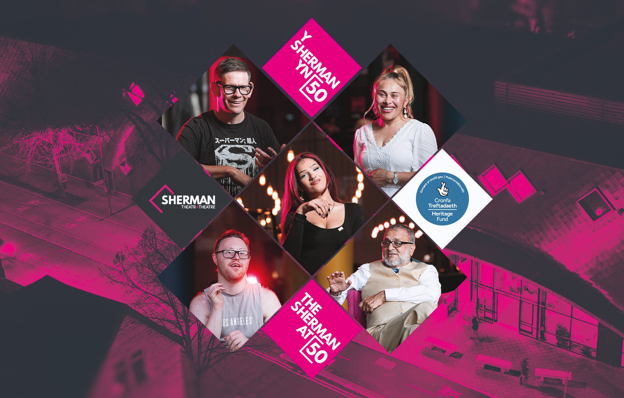 Sherman Theatre's 'Love, Cardiff' - 50 Years of Stories Portrait Shoot