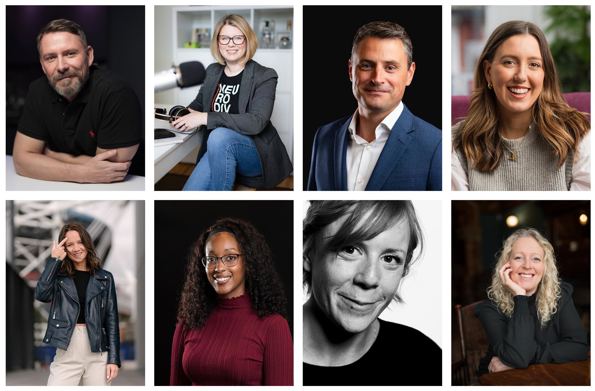 Corporate and personal headshot photography for