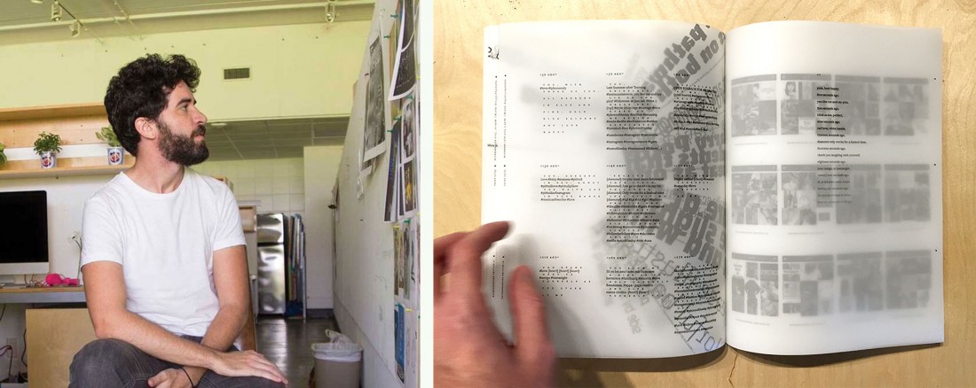 Henrique Eira and his work in the studio