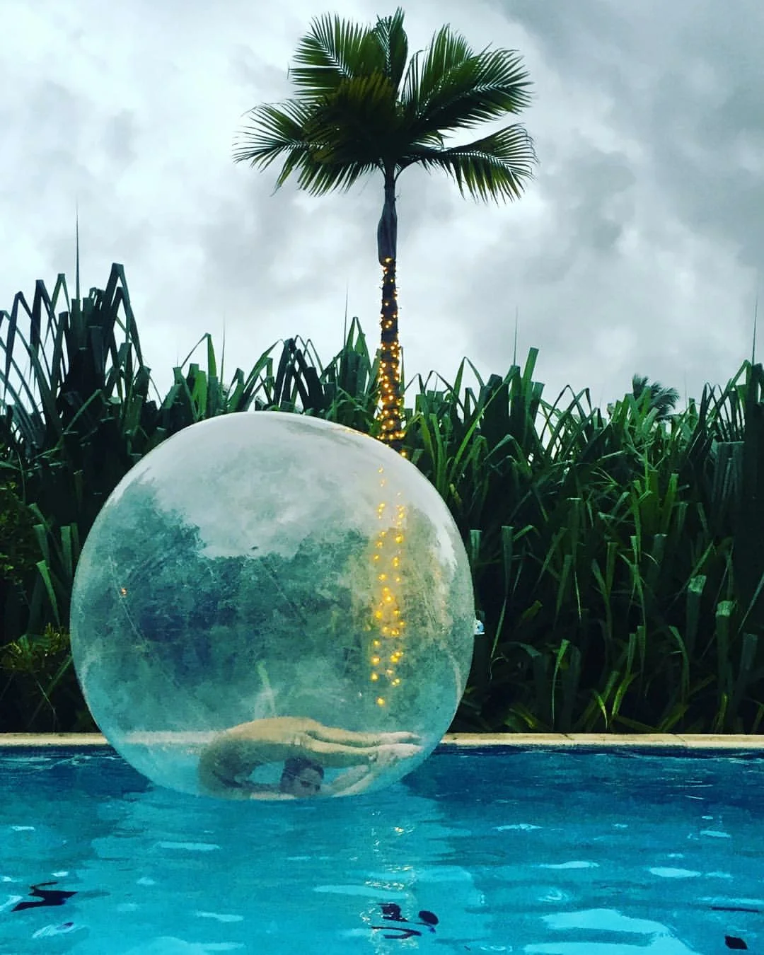 Art Basel - Bubble on Pool.JPG