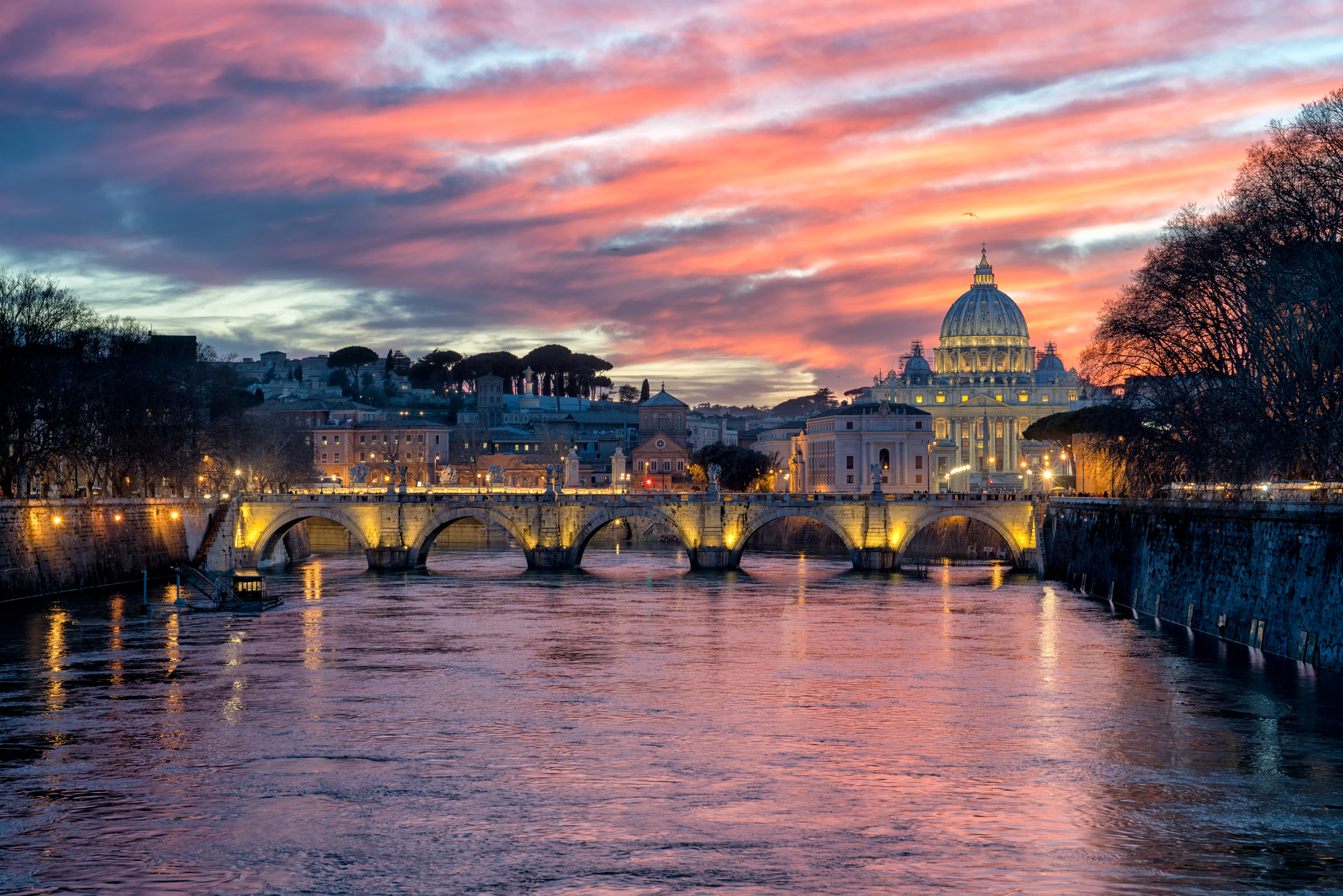 The Vatican at Sunset