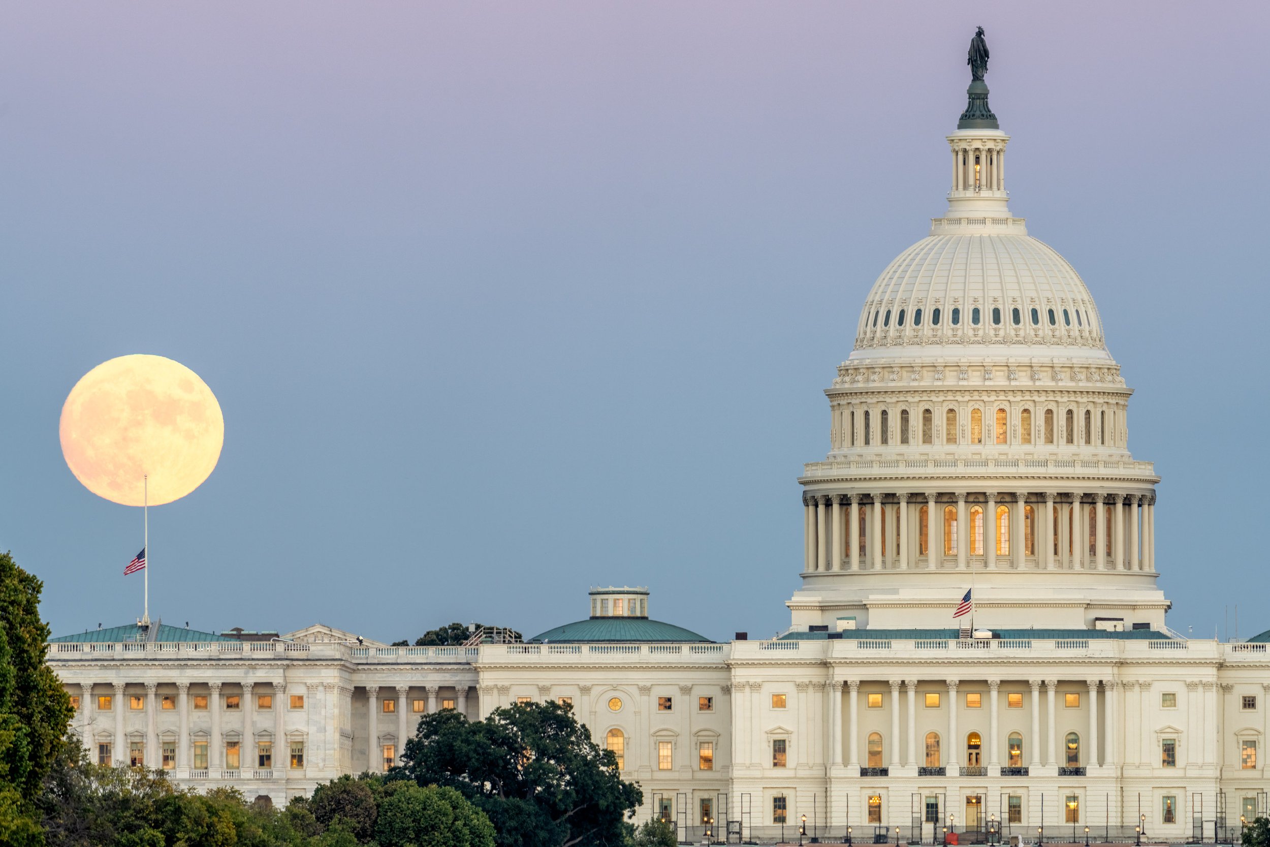 Washington DC - Moonrise over US Capitol - 5-1-HDR-Edit.jpg