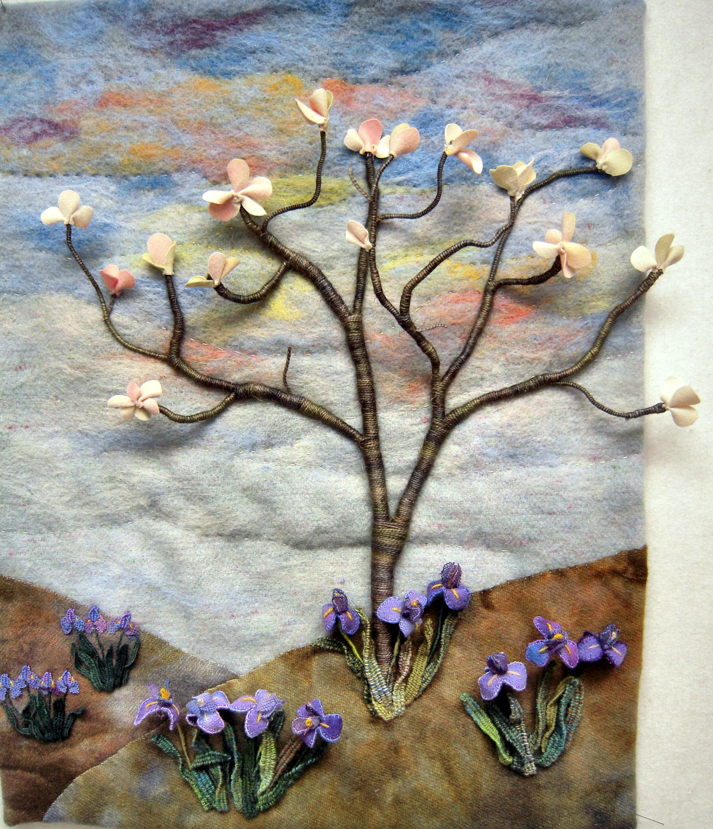 Magnolia and Irises