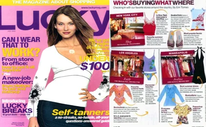 Christina Caruso Jewelry Design Featured In Lucky Magazine