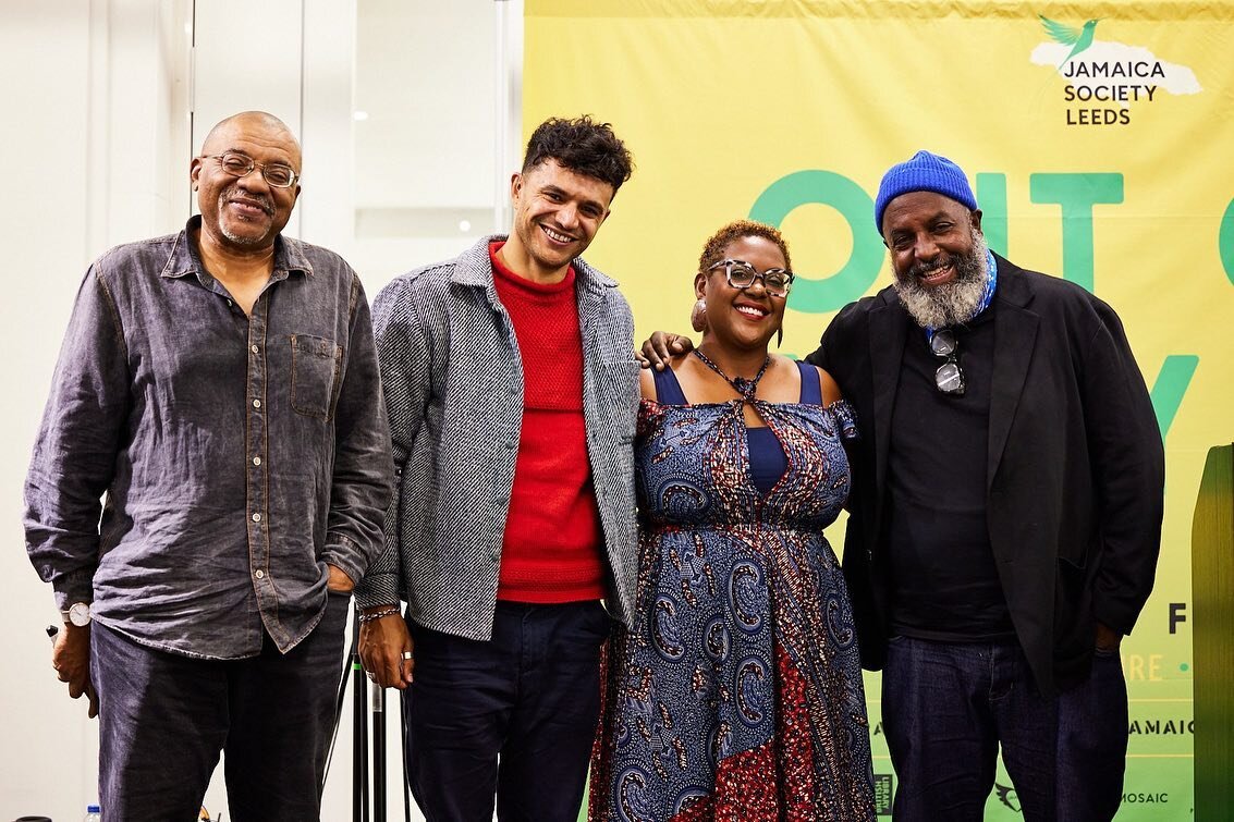 Just some of my reading company this week. @kwame.dawes @poettanyashirley @rogerrobinsononline Olive Senior @owensheers8a50 &amp; a long overdue reconnection with my education professor from Goldsmith&rsquo;s University, Vicky Macleroy.