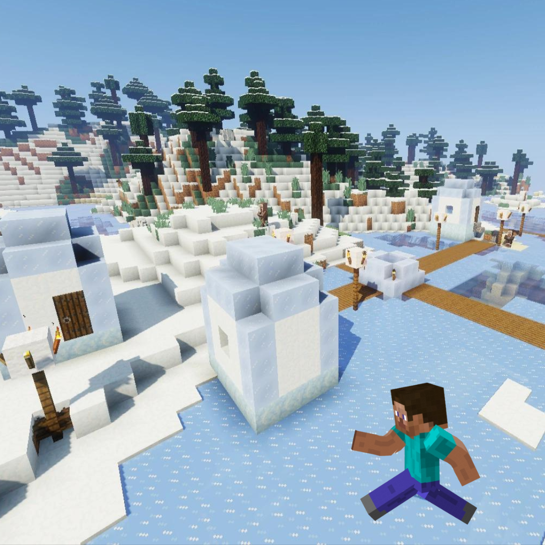 Virtual Winter Camp: Designing Winter Villages in Minecraft
