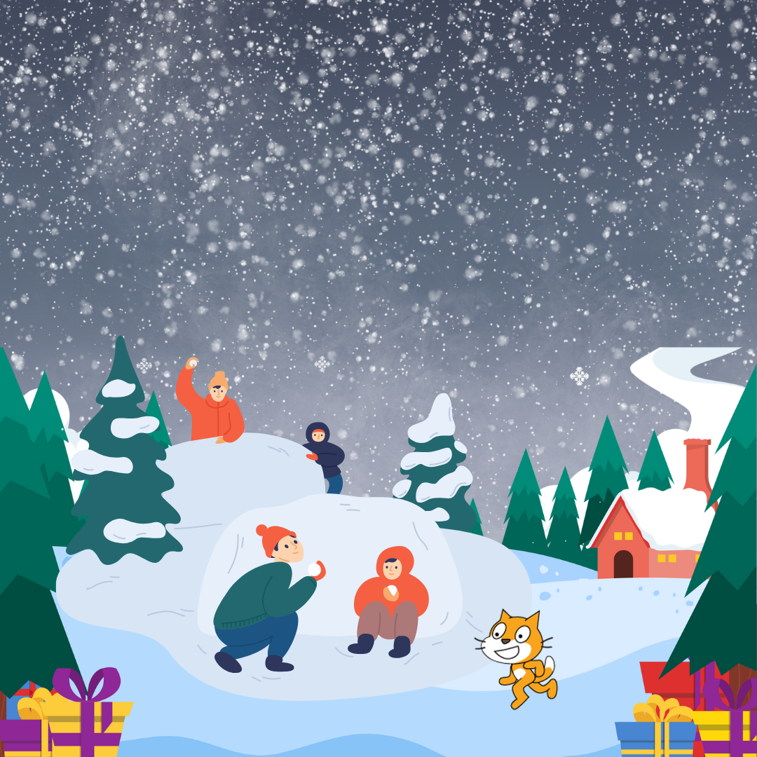 Virtual Winter Camp: Design a Snowball Fight Game in Scratch