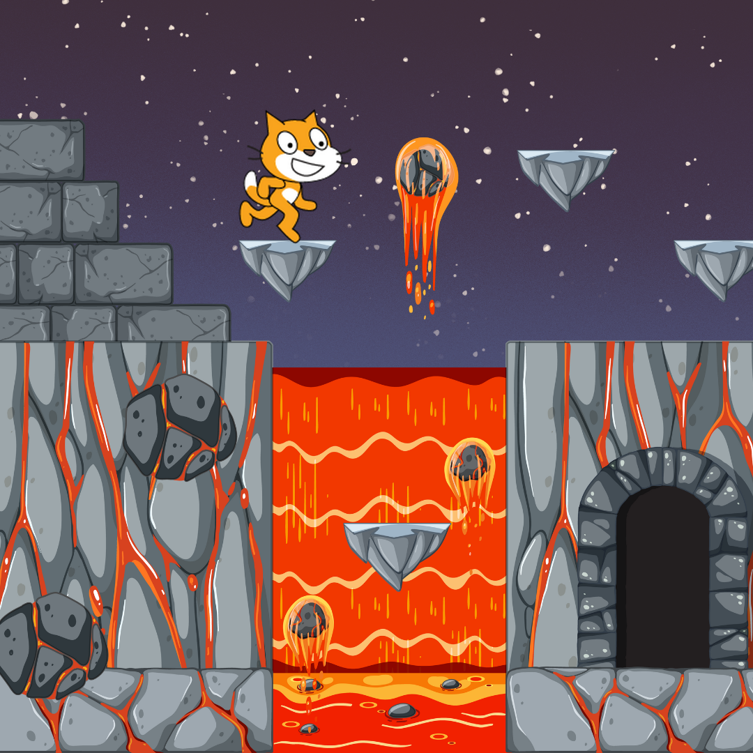 Virtual Winter Camp: Design a Platformer Game in Scratch