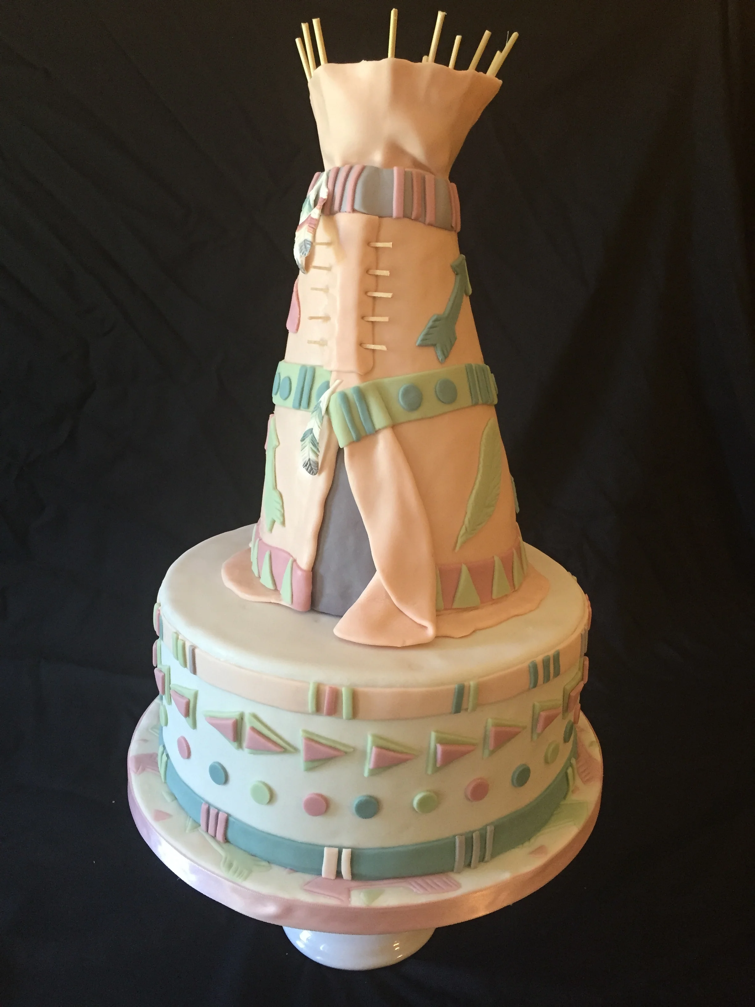 TeePee Native American Cake.jpeg