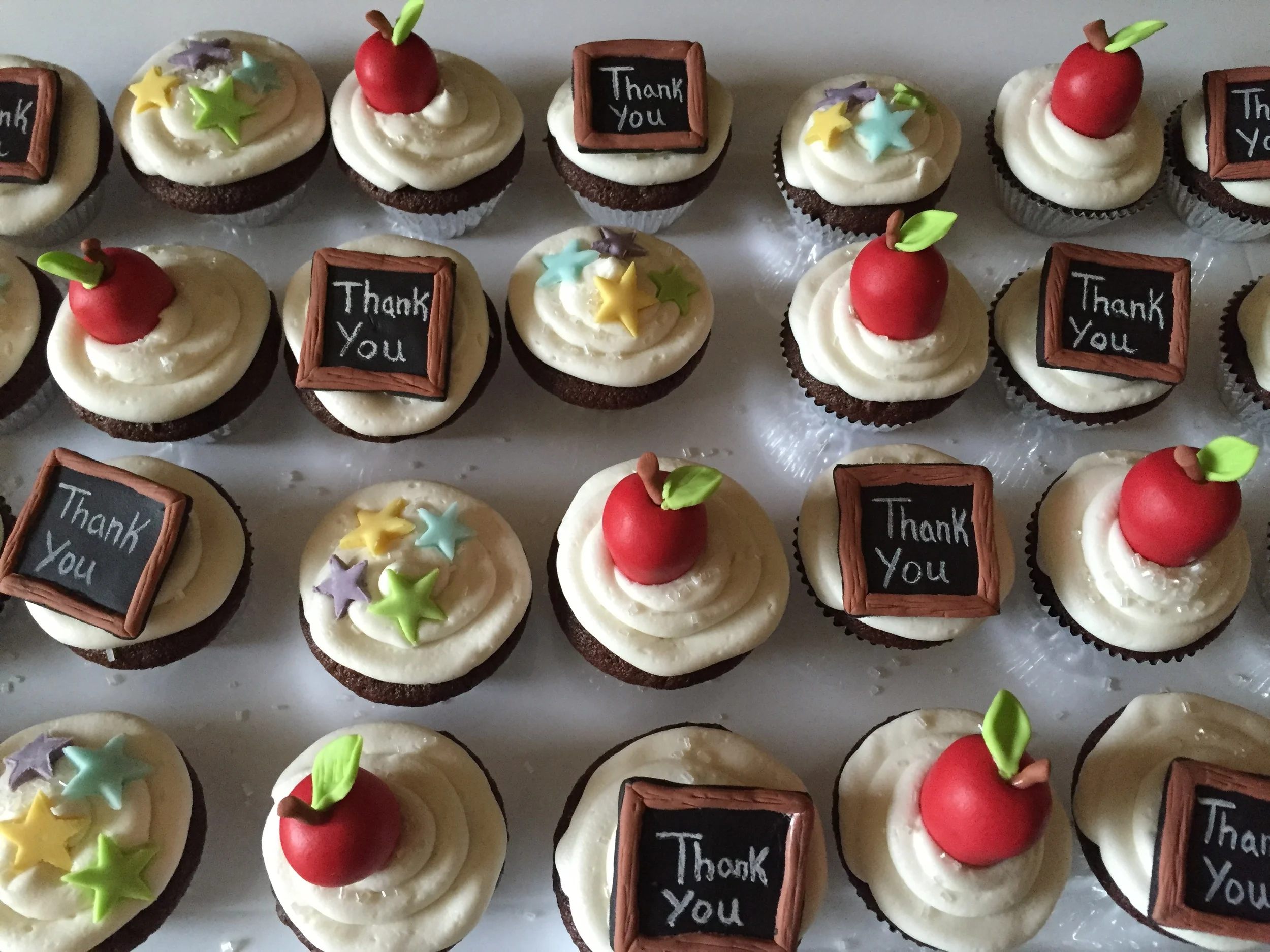 Teacher Appreciation Cupcakes