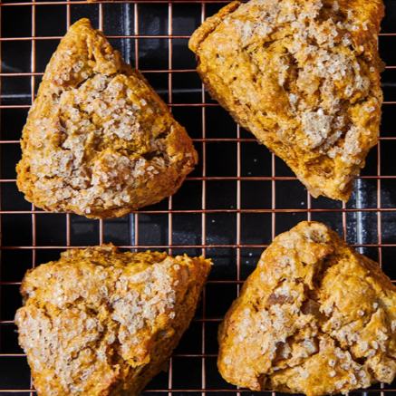 Pumpkin Spice Pecan Scones